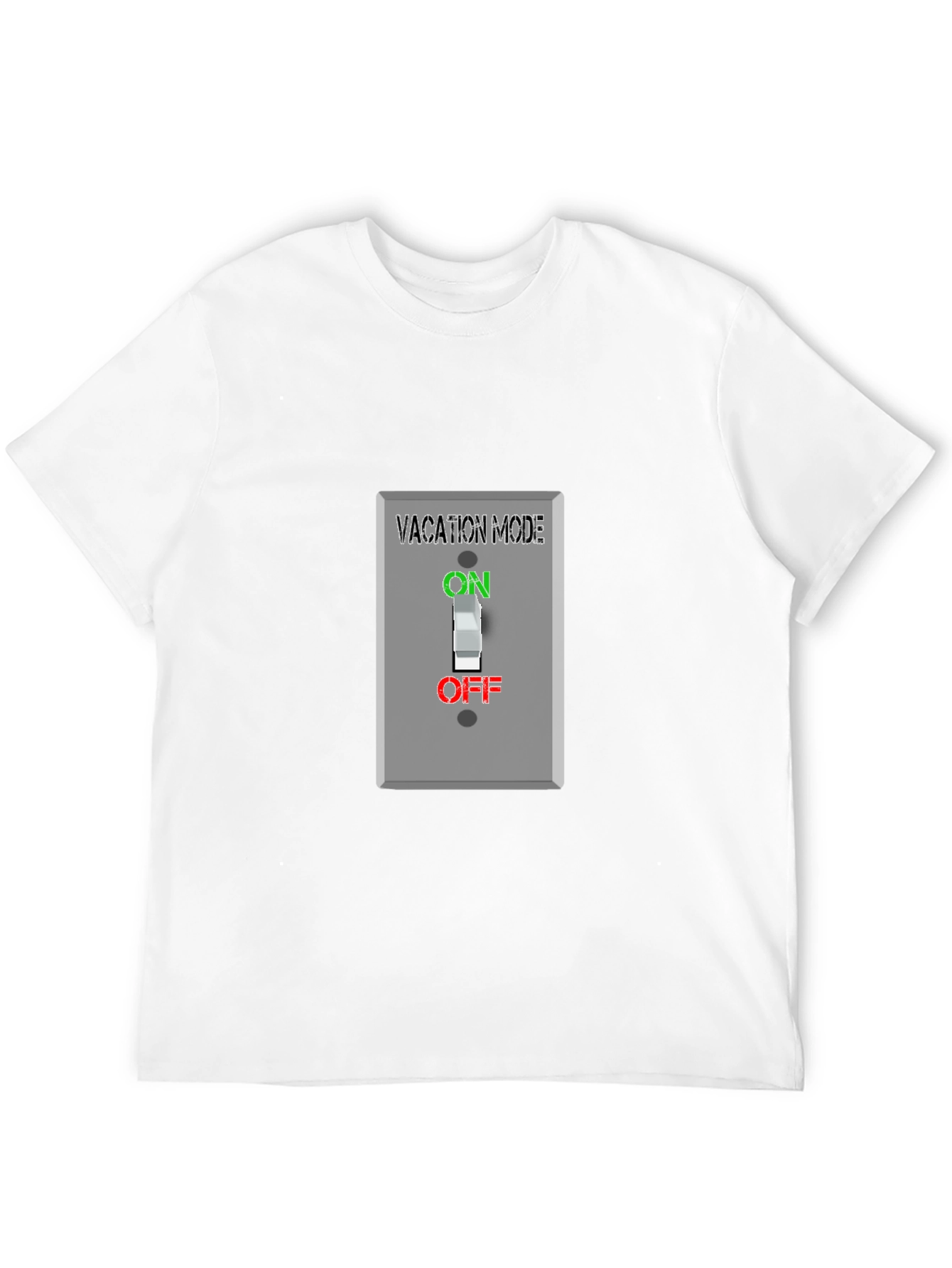 Vacation Mode T-Shirt - On/Off Switch Graphic Tee