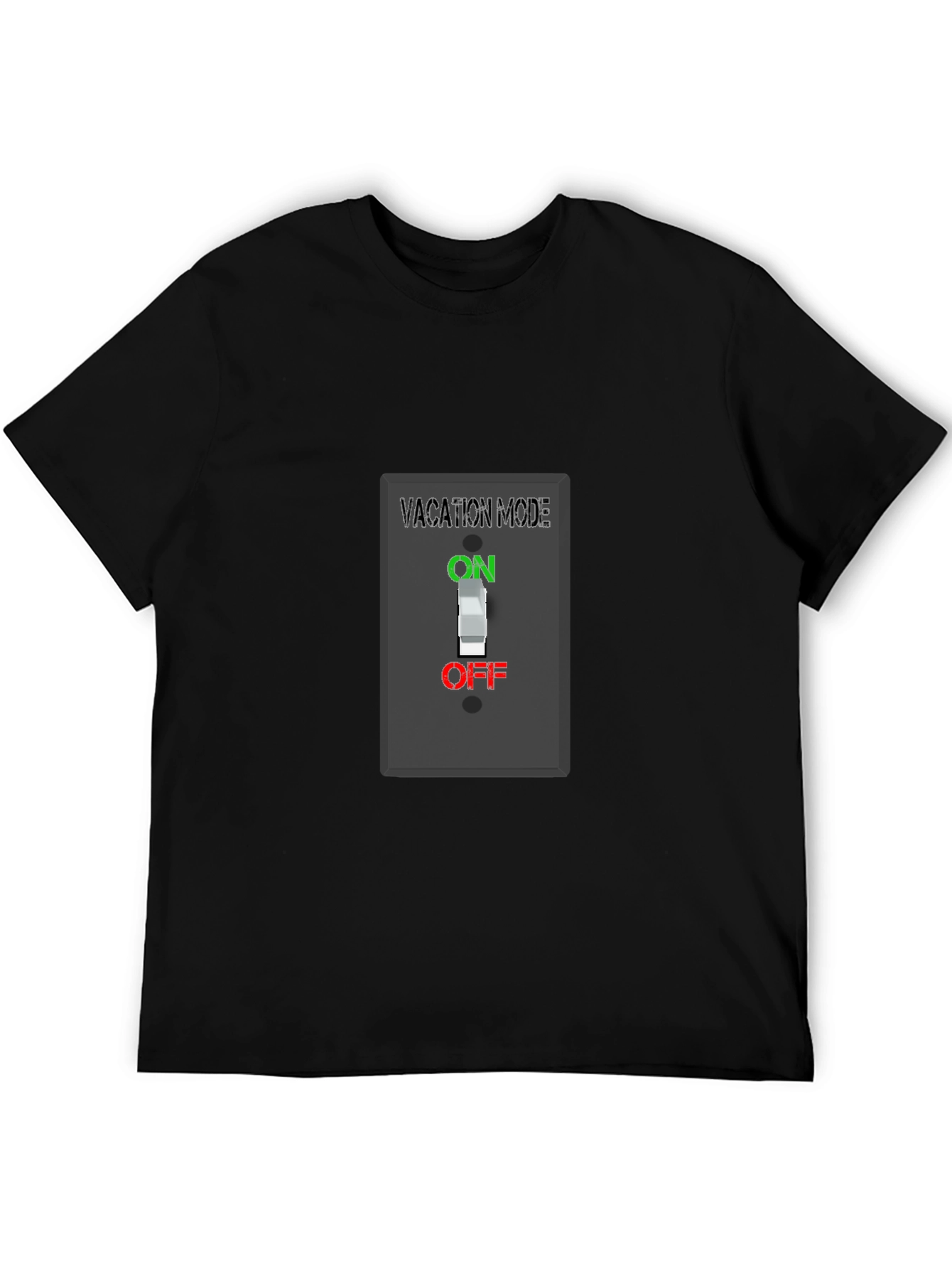 Vacation Mode T-Shirt - On/Off Switch Graphic Tee