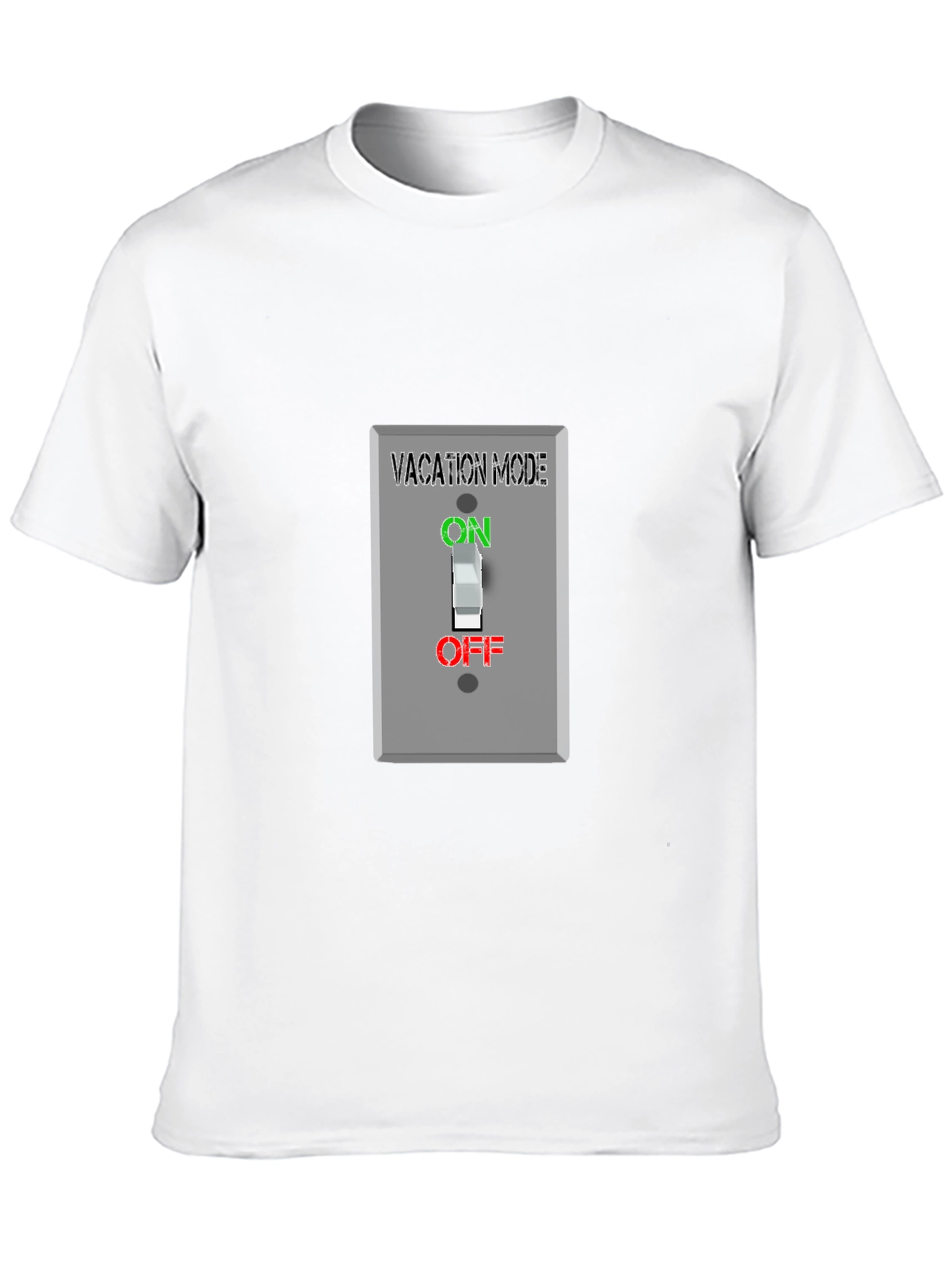 Vacation Mode T-Shirt - On/Off Switch Graphic Tee