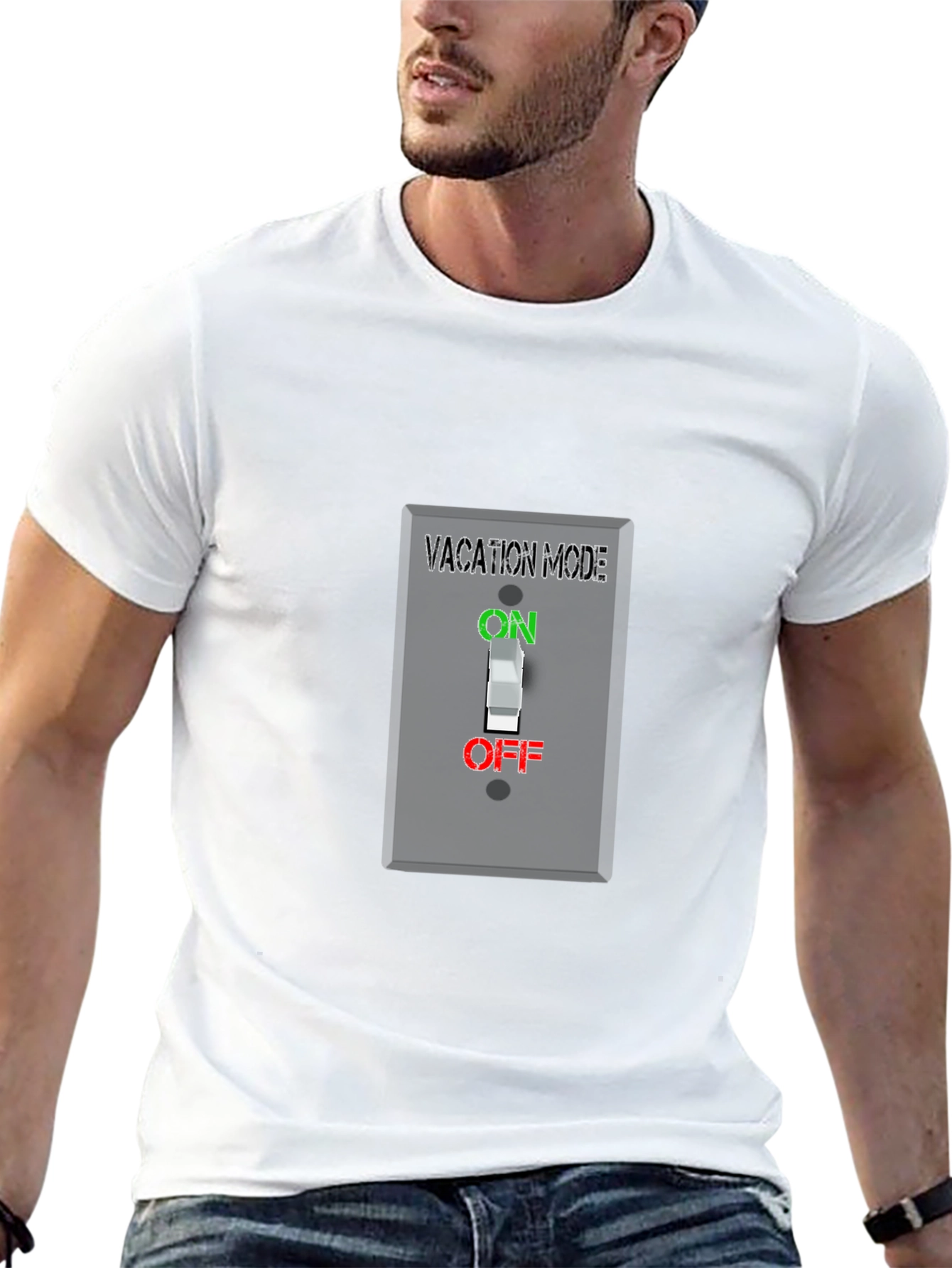 Vacation Mode T-Shirt - On/Off Switch Graphic Tee