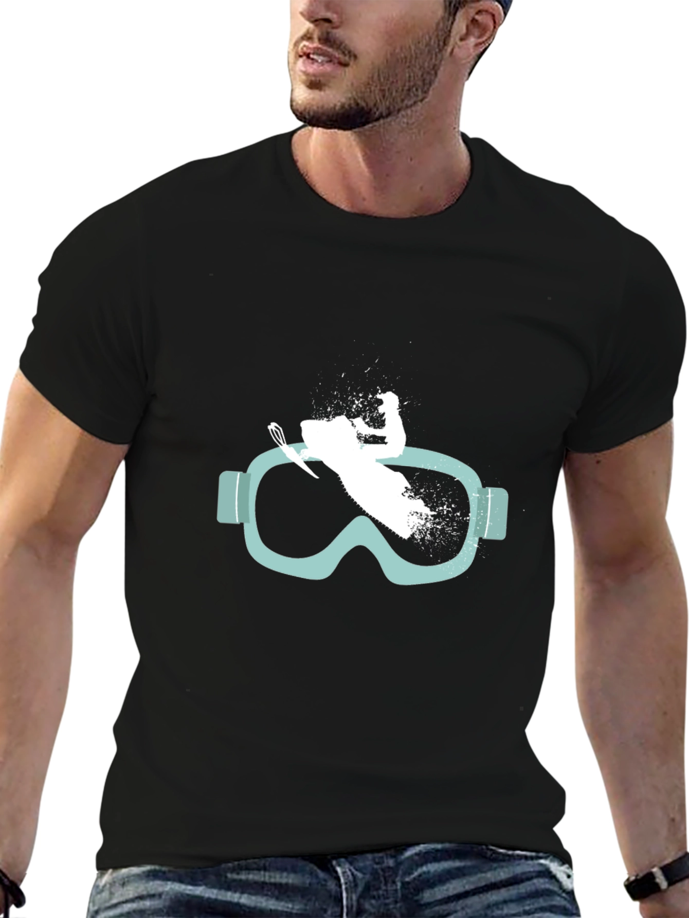Ski Goggles T-Shirt - Stylish Winter Sports Tee