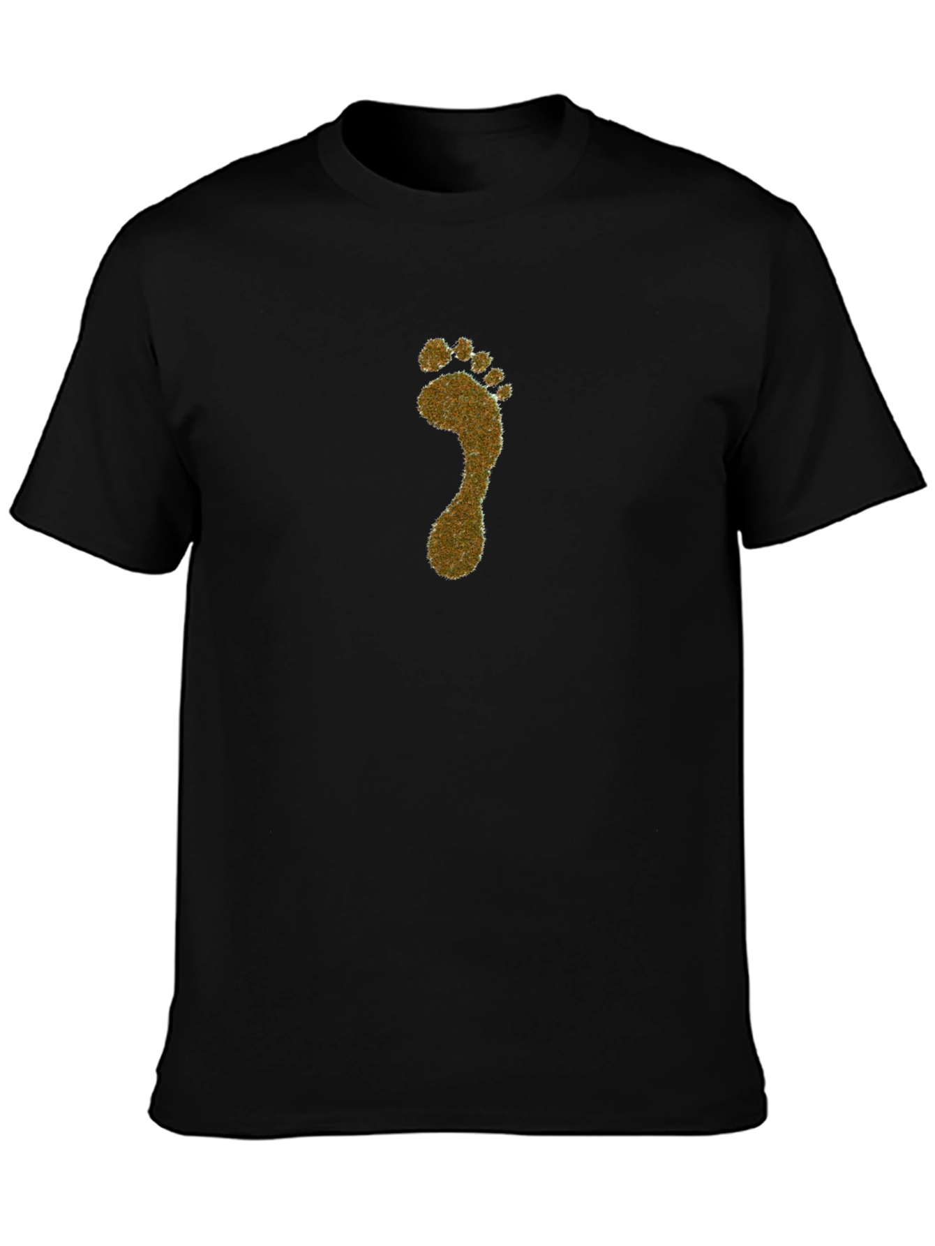 Gold Footprint T-Shirt - Stylish Statement Tee