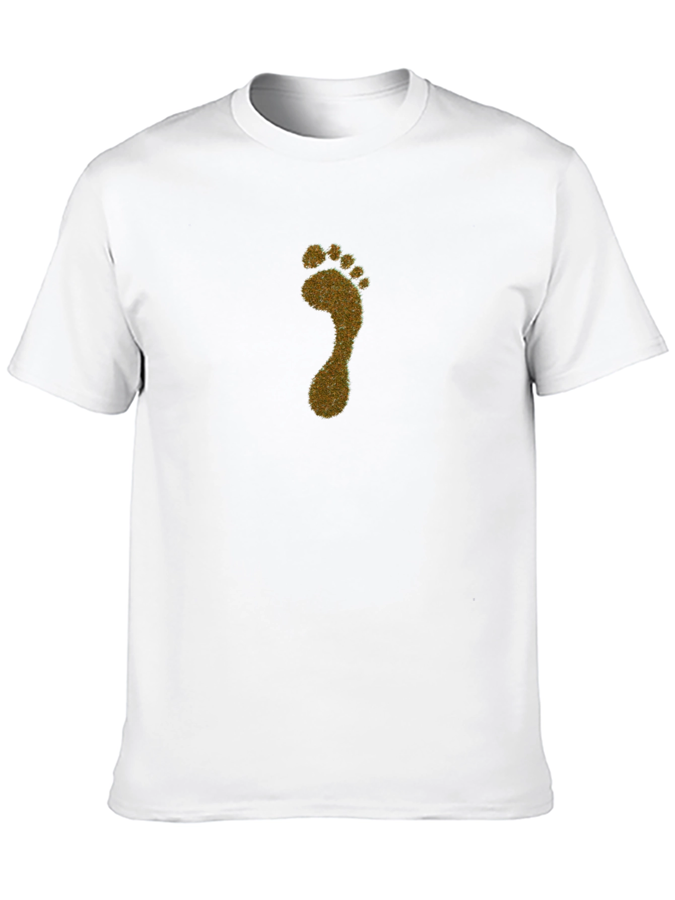 Gold Footprint T-Shirt - Stylish Statement Tee