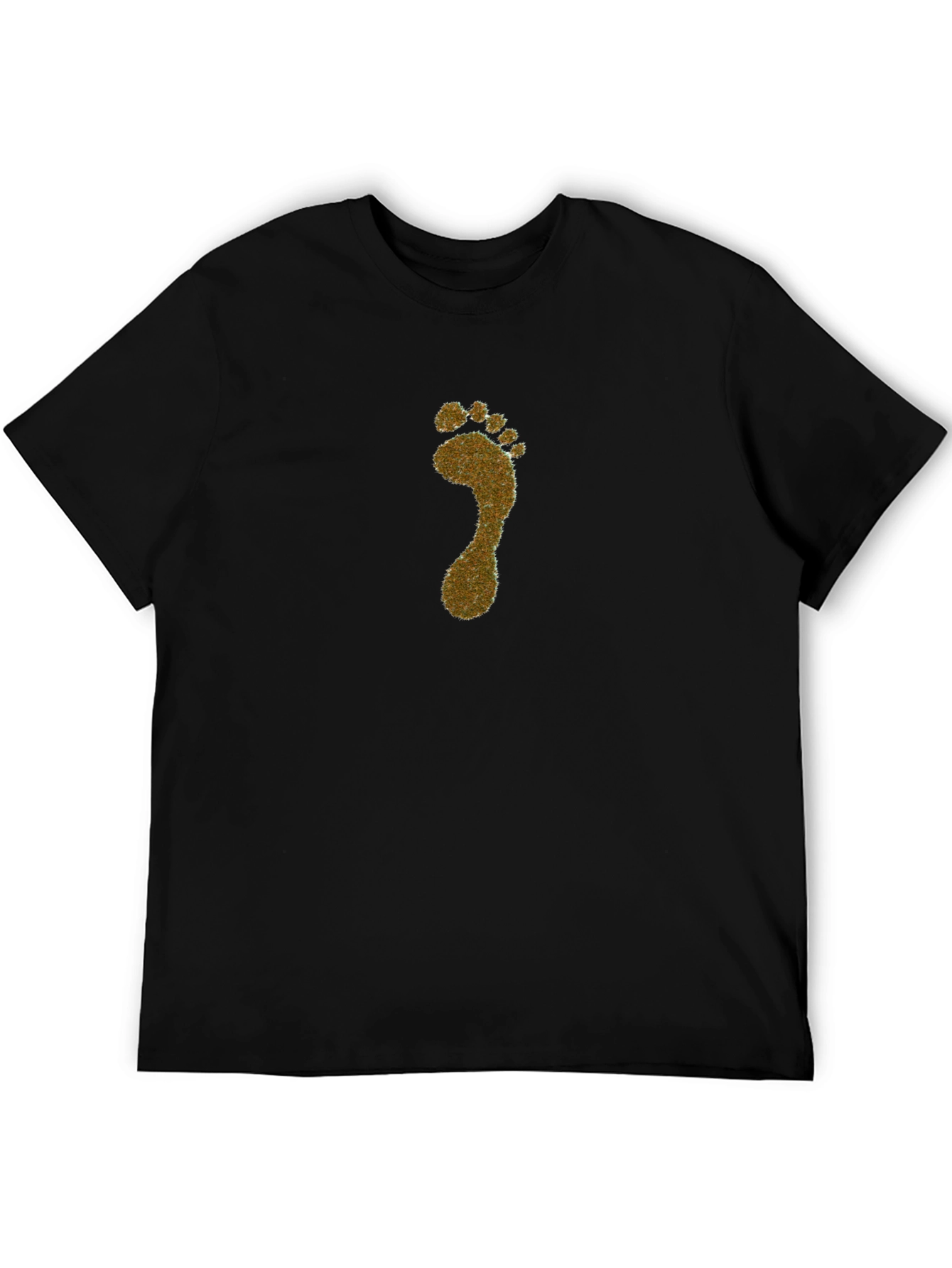 Gold Footprint T-Shirt - Stylish Statement Tee