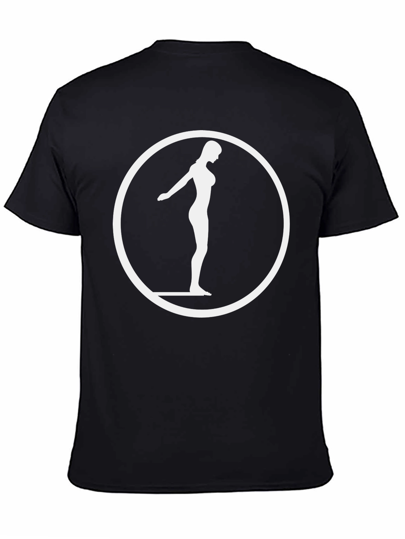 Silhouette Woman T-Shirt - Black