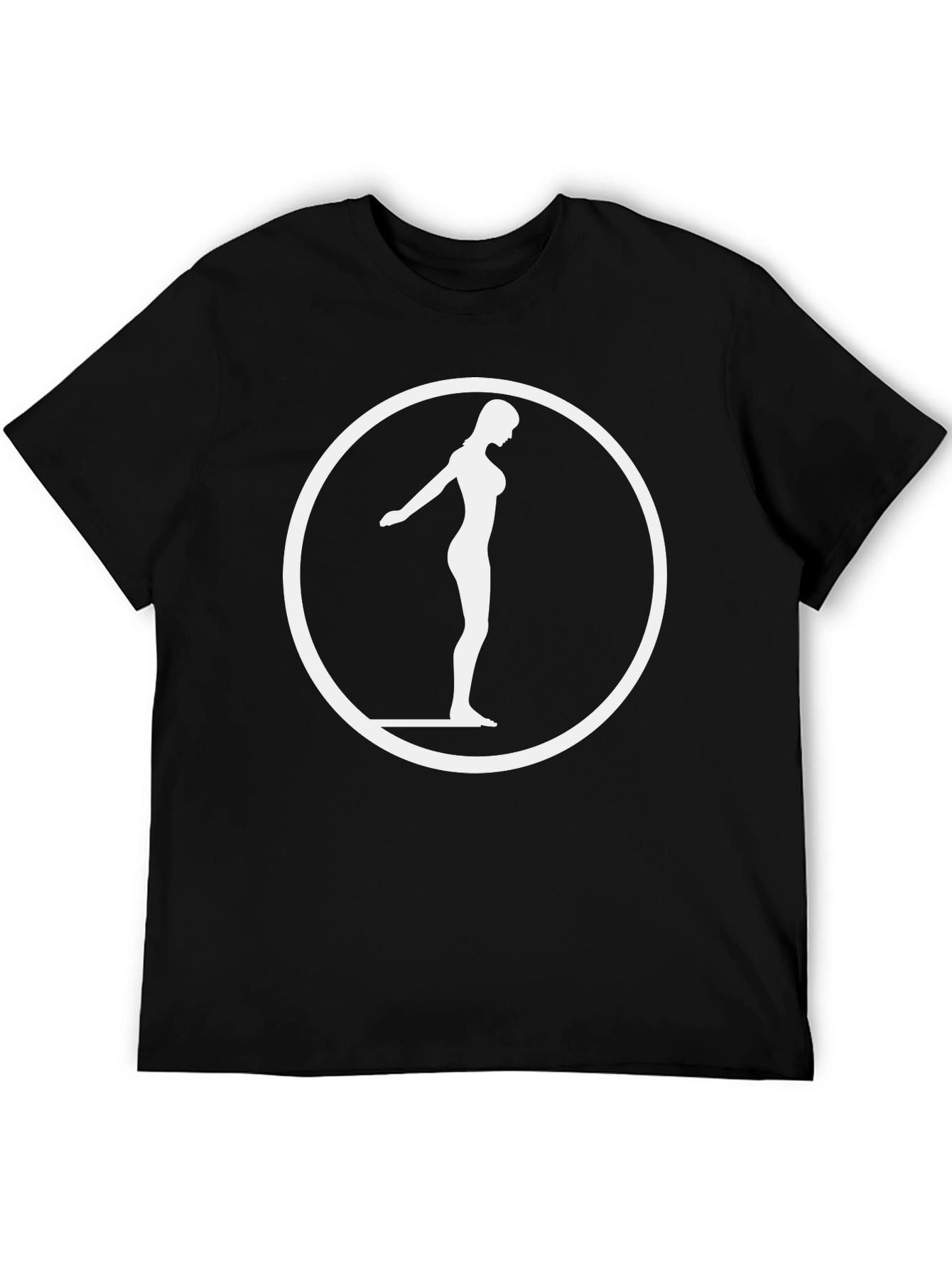 Silhouette Woman T-Shirt - Black