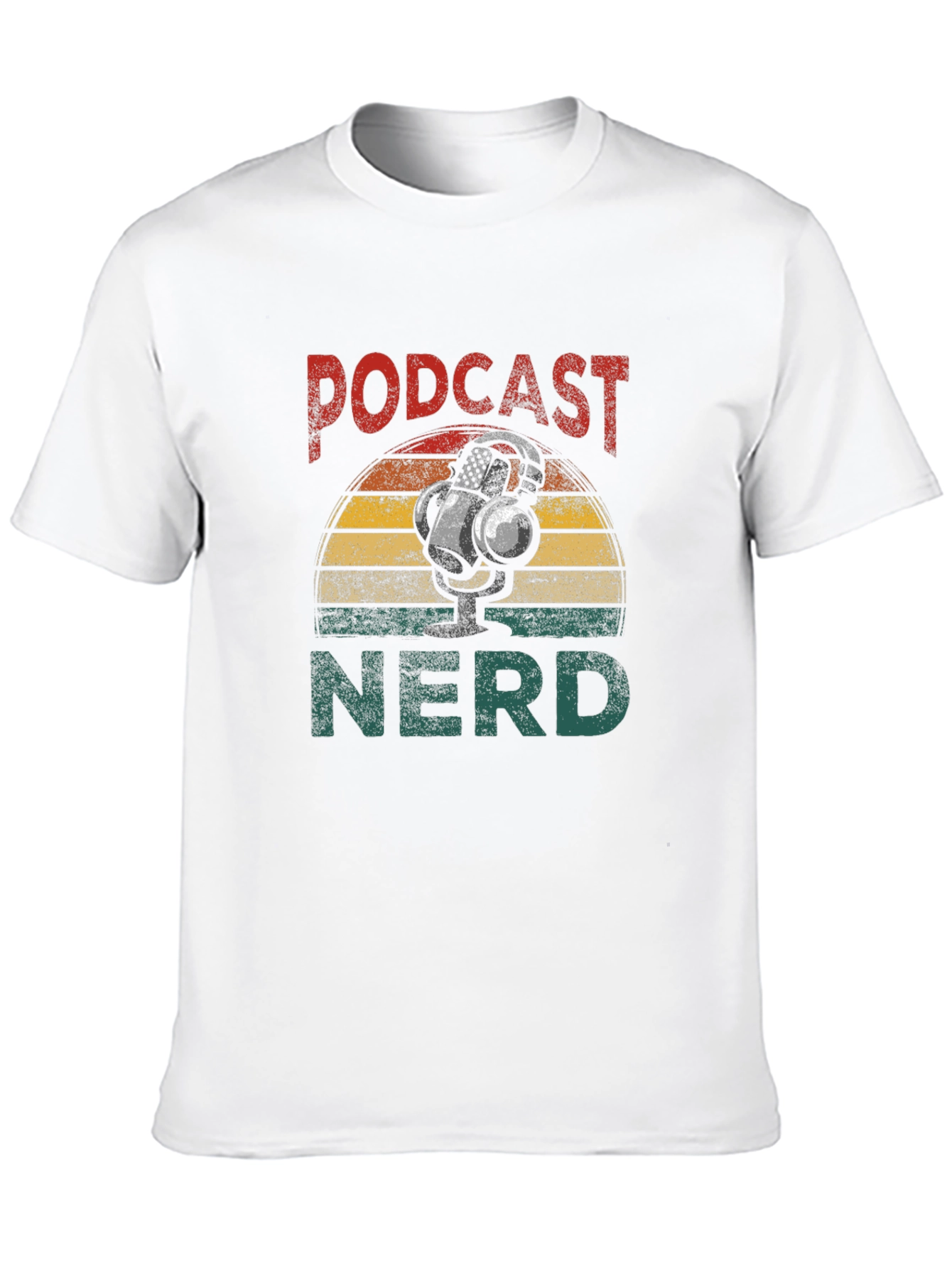Podcast Nerd Graphic T-Shirt
