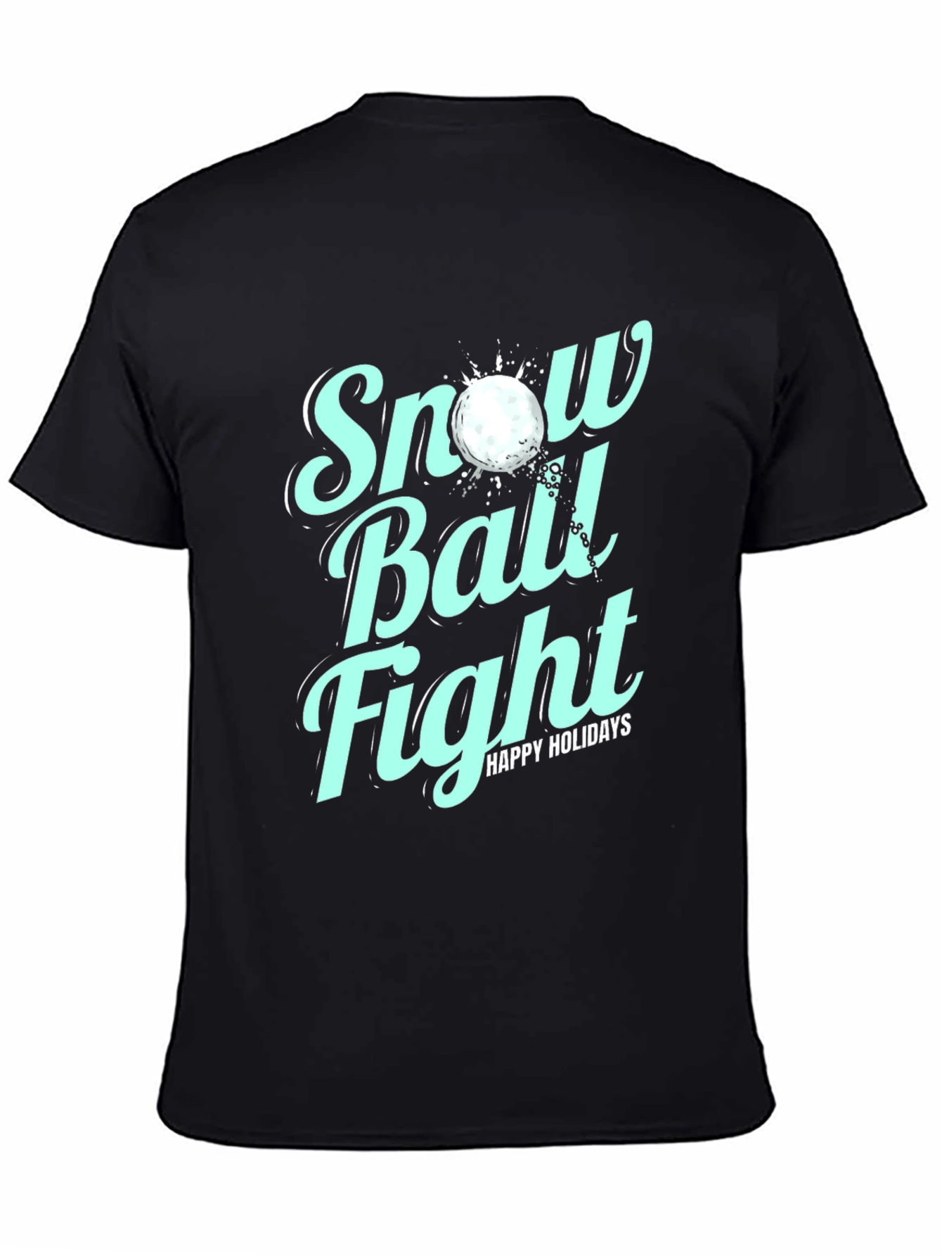 Snow Ball Fight Holiday T-Shirt