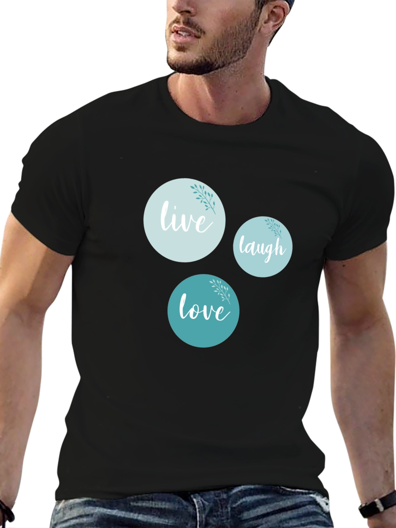 Live Laugh Love Graphic Tee - Stylish Comfort