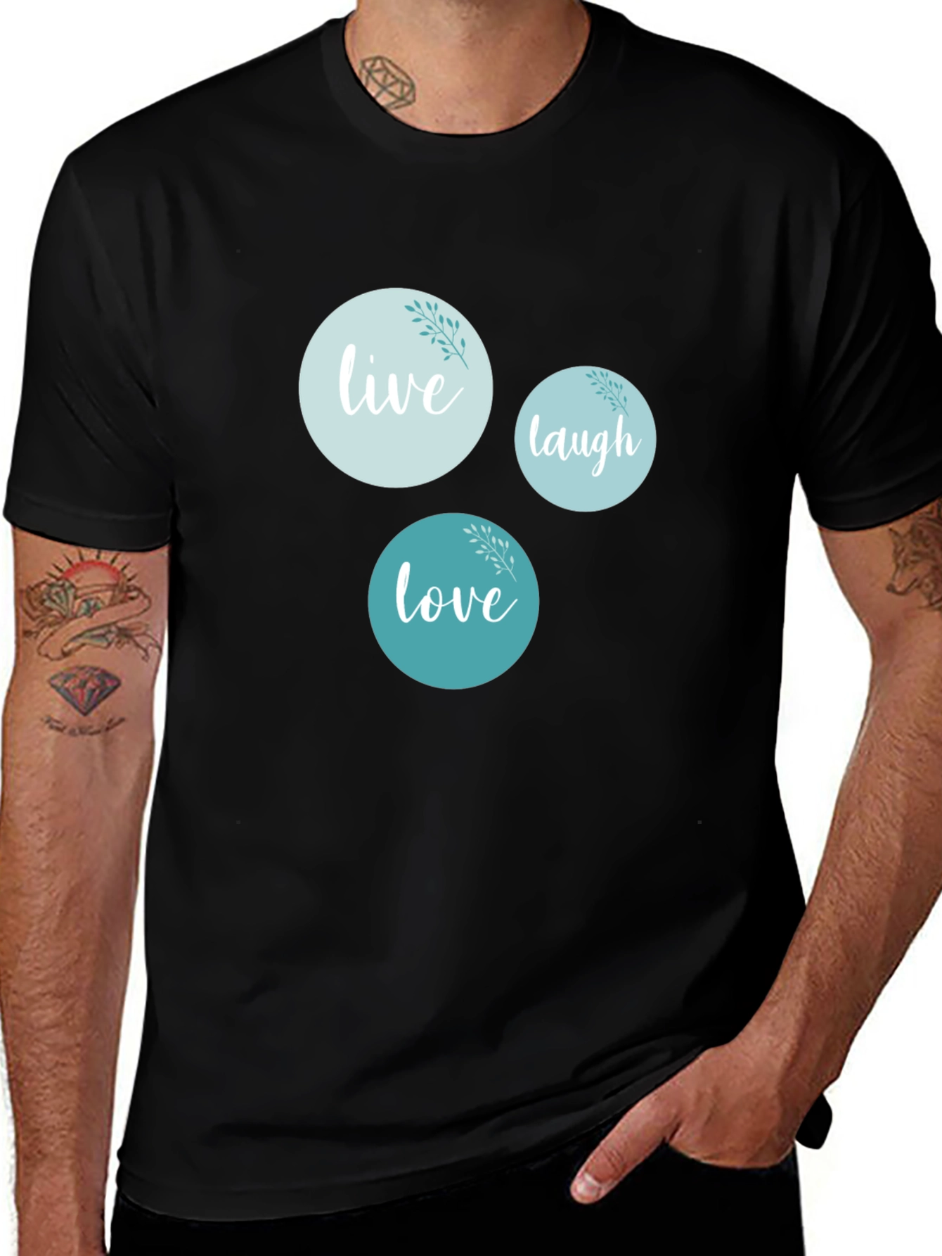 Live Laugh Love Graphic Tee - Stylish Comfort