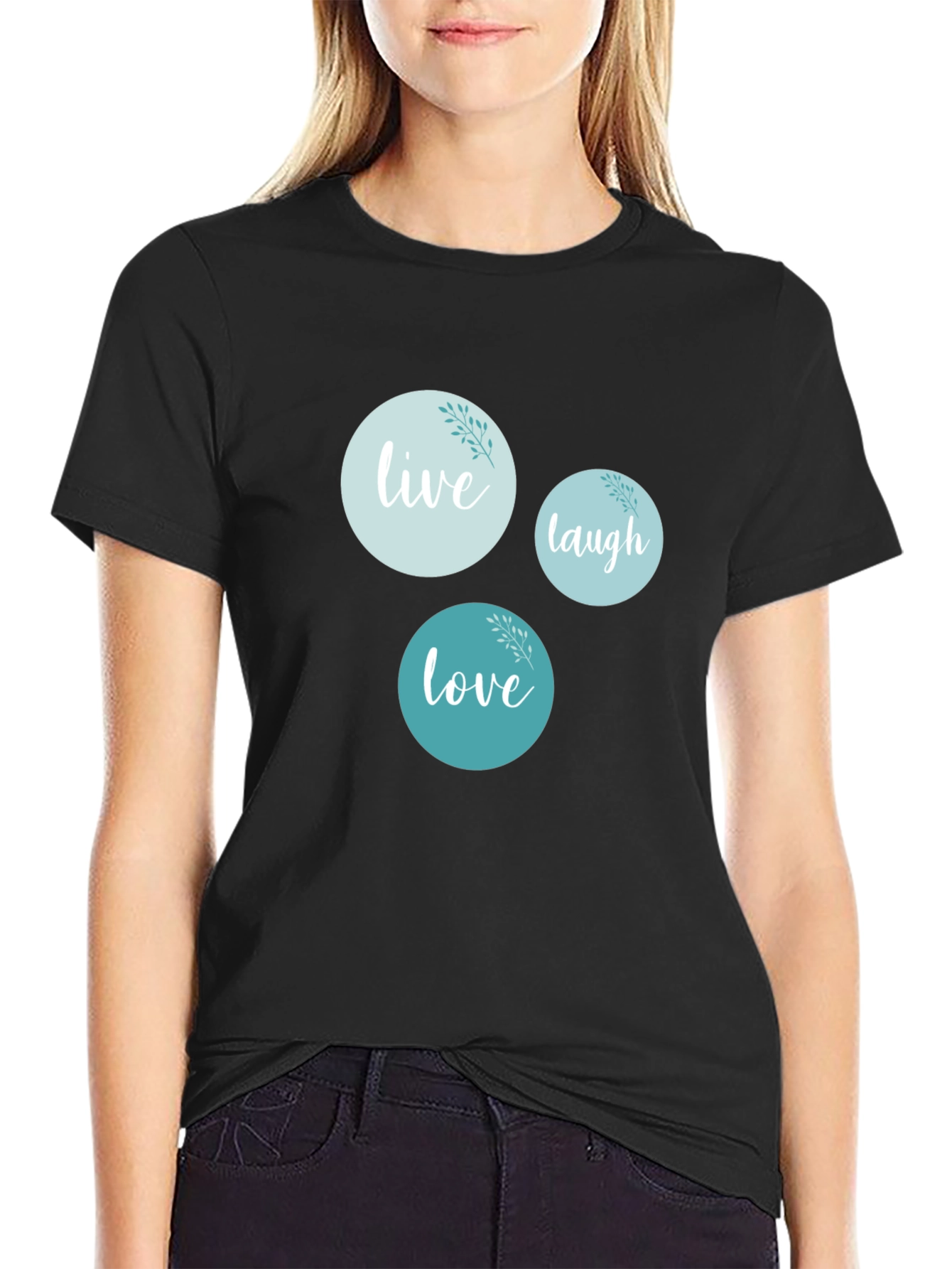 Live Laugh Love Graphic Tee - Stylish Comfort
