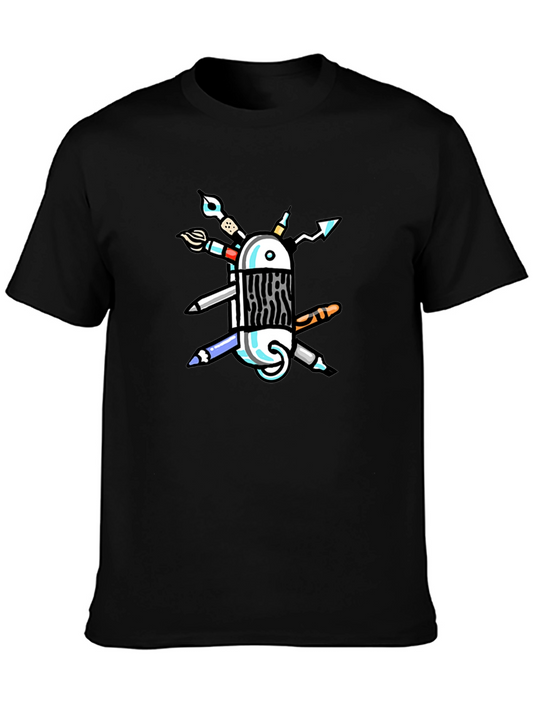 Artist Tool T-Shirt - Creative Swiss Army Design