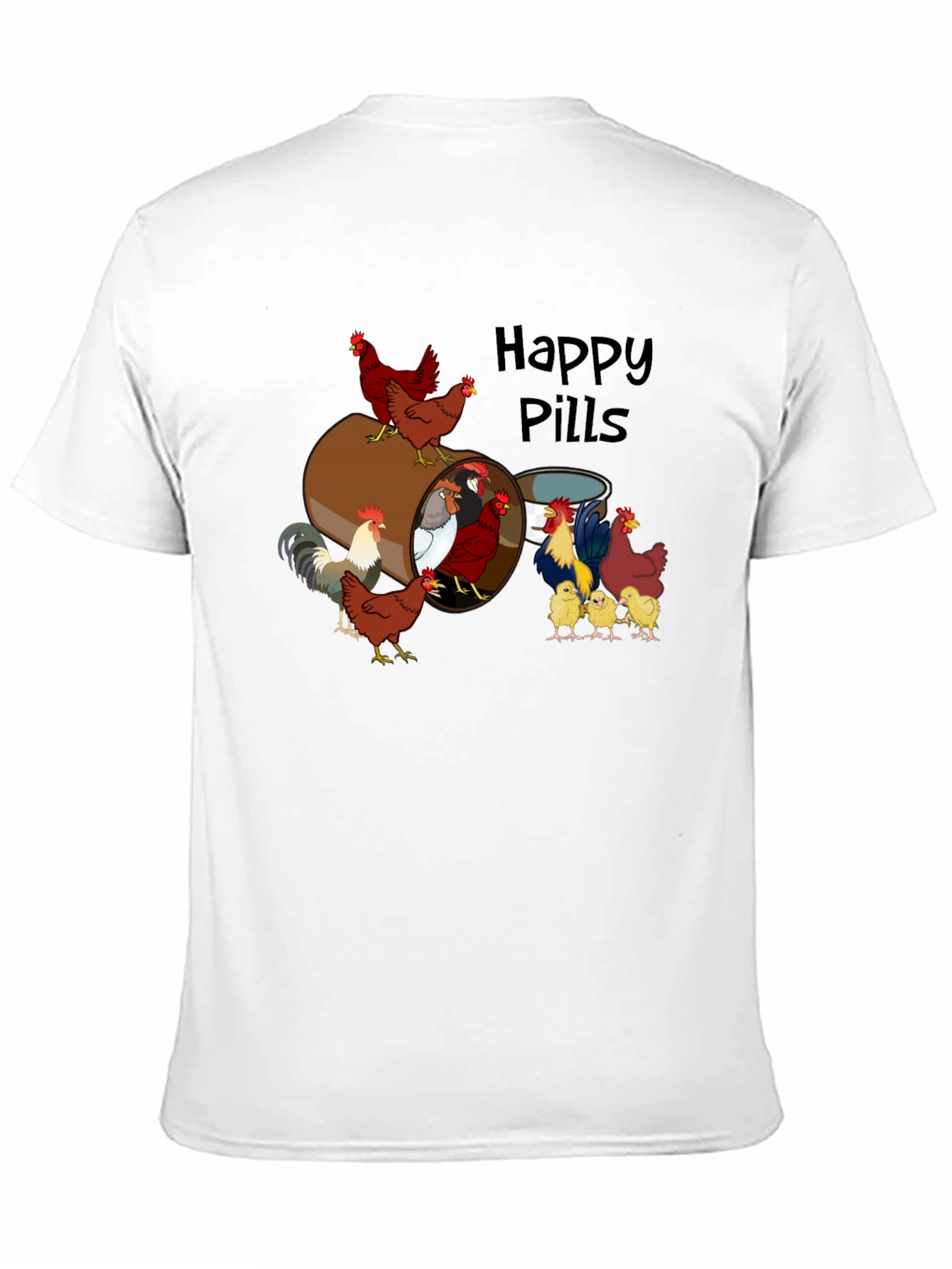 Chicken Happy Pills T-Shirt