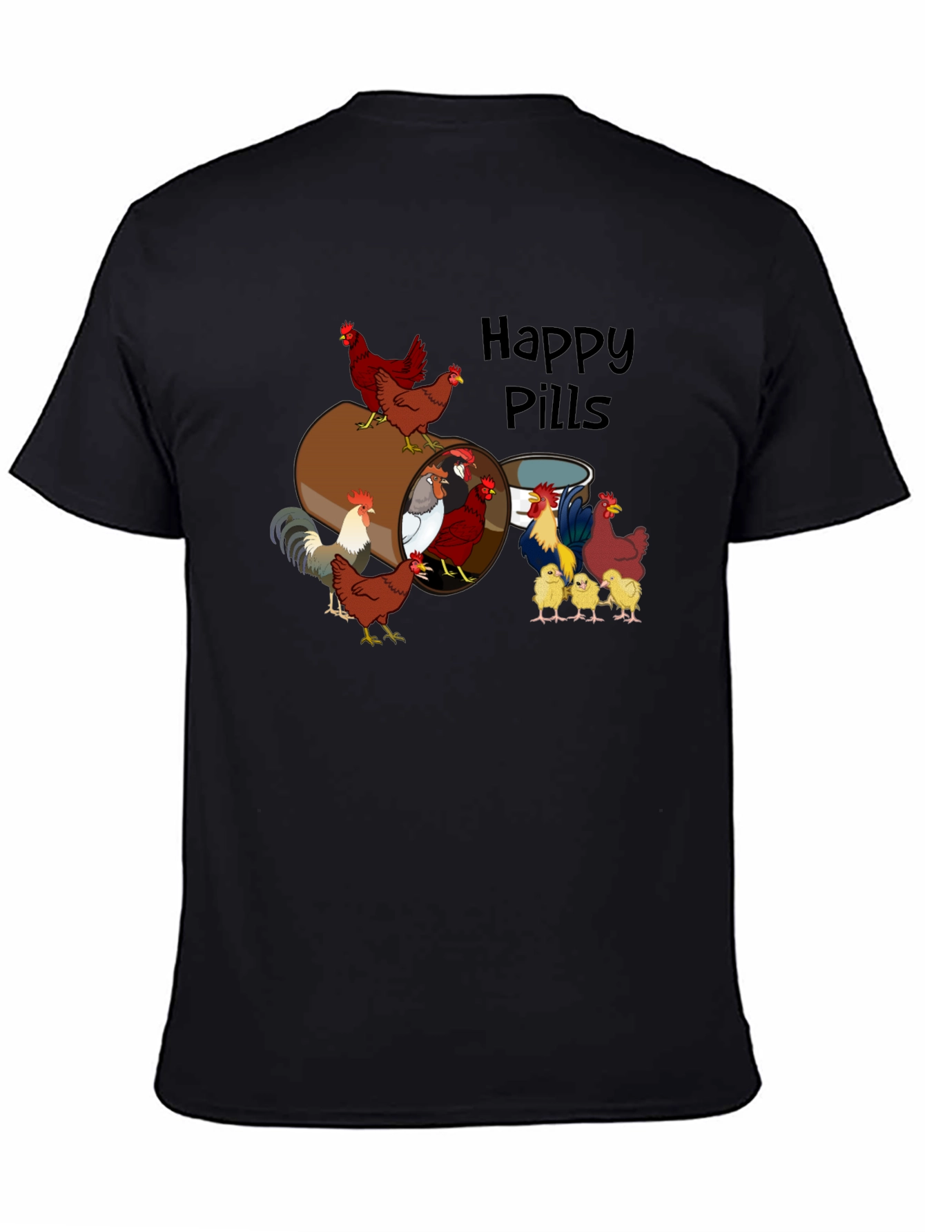 Chicken Happy Pills T-Shirt