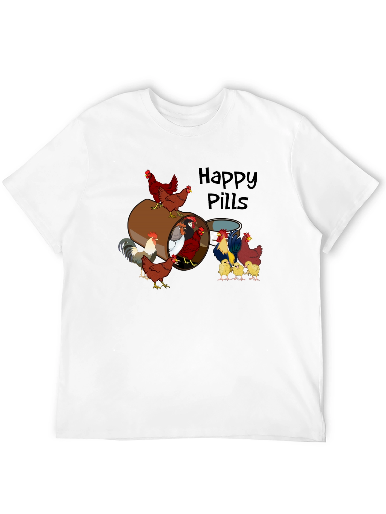 Chicken Happy Pills T-Shirt