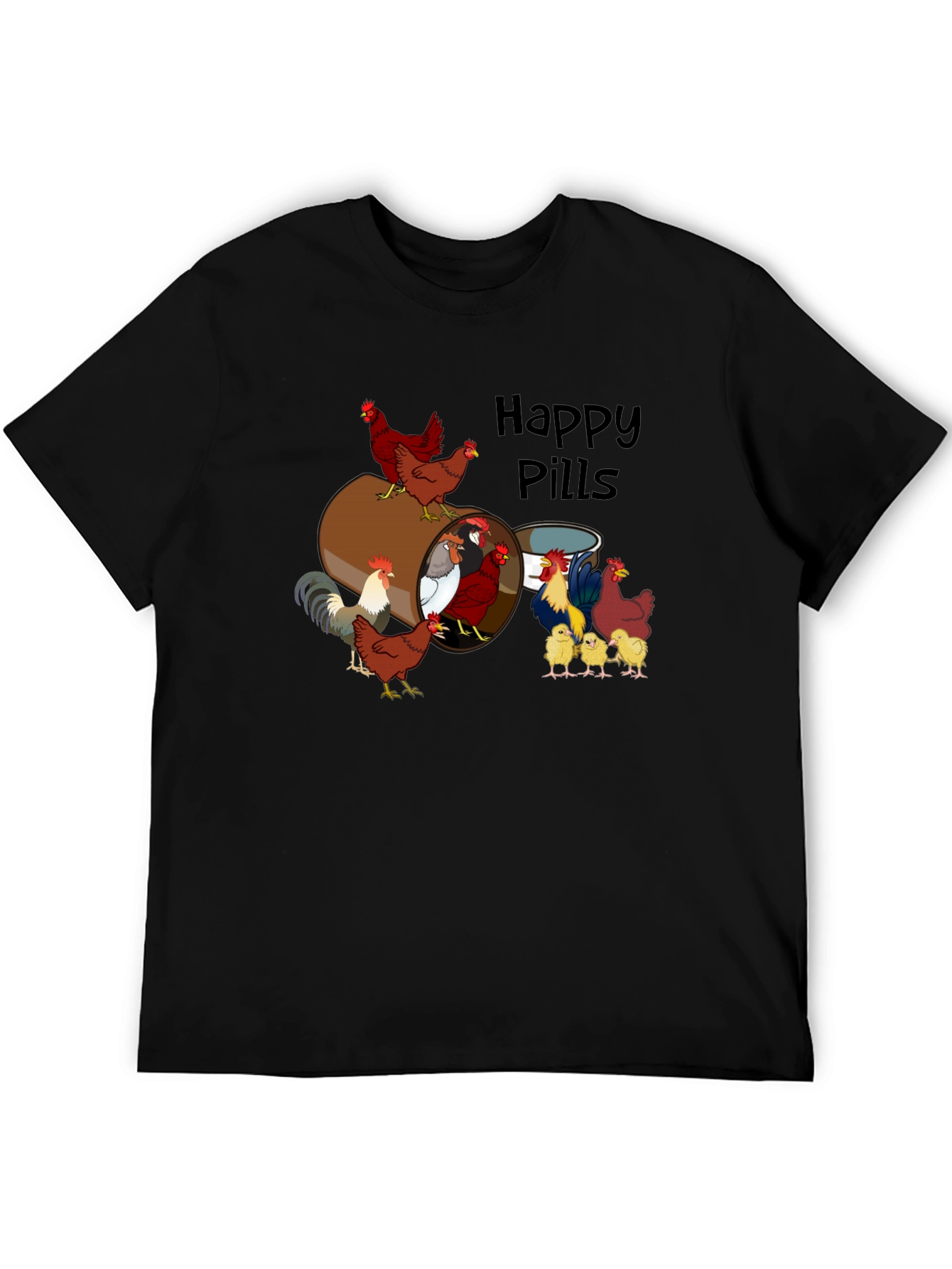 Chicken Happy Pills T-Shirt