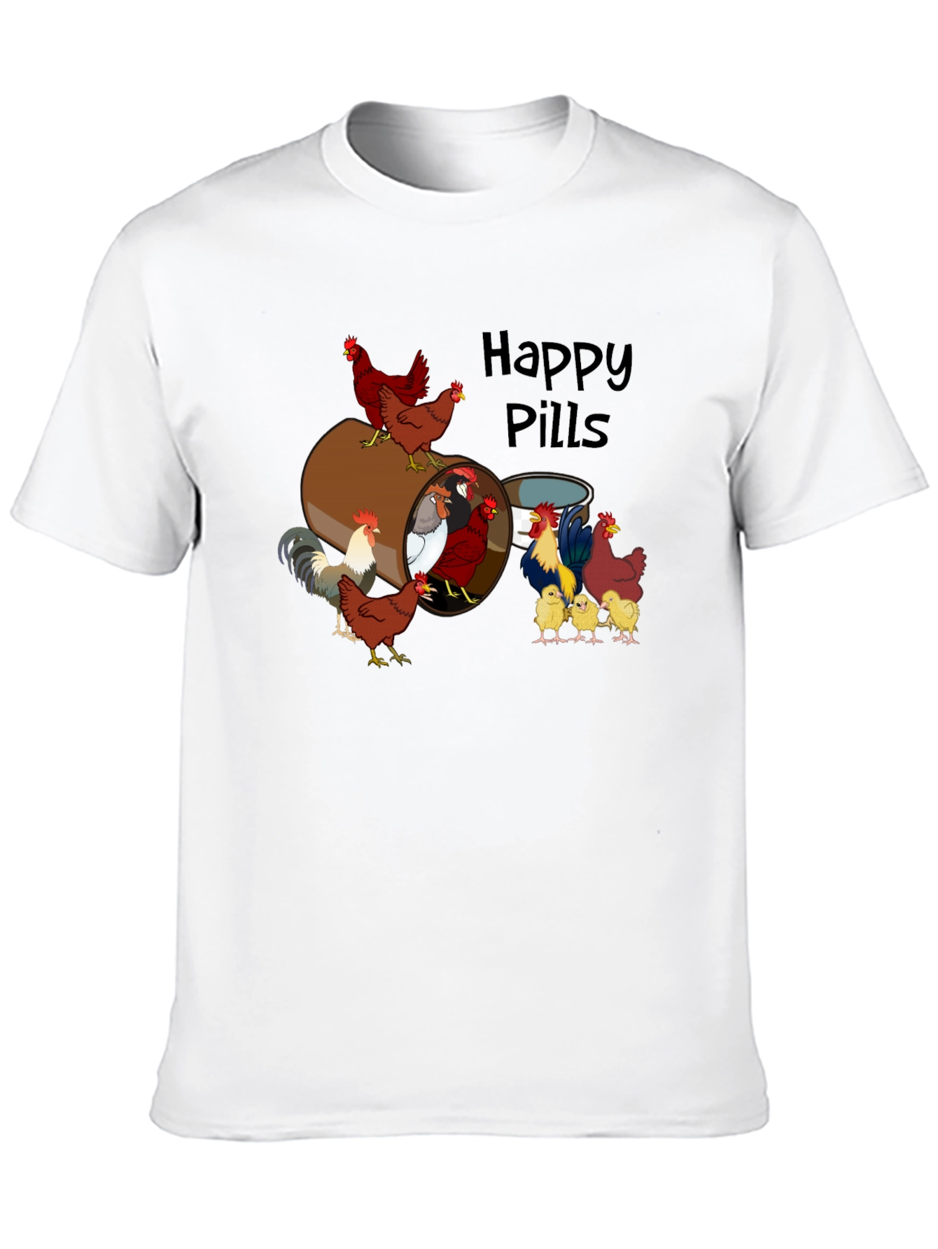 Chicken Happy Pills T-Shirt