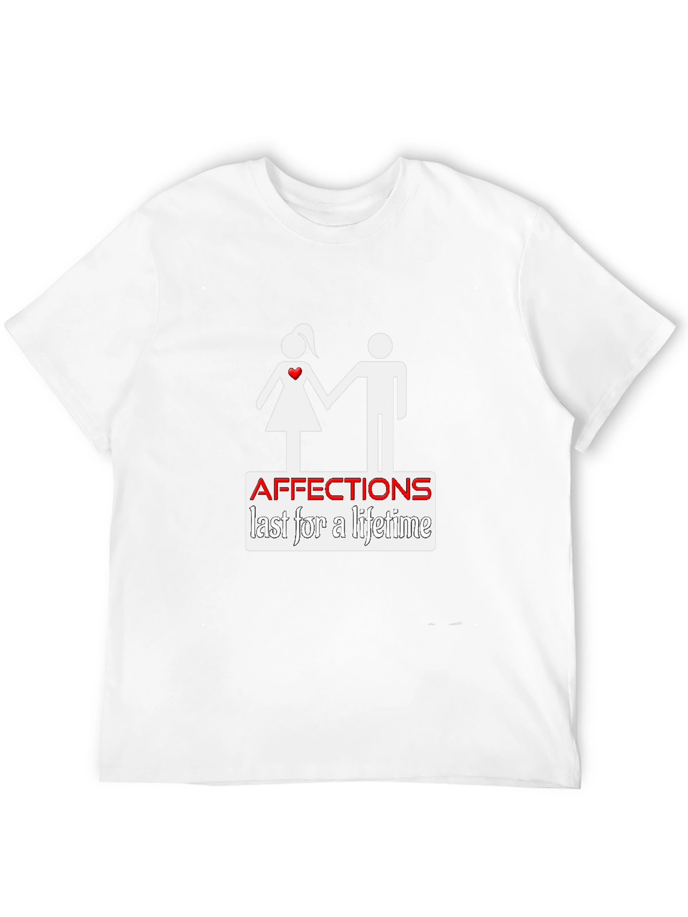 Affection Lasts a Lifetime Black T-Shirt