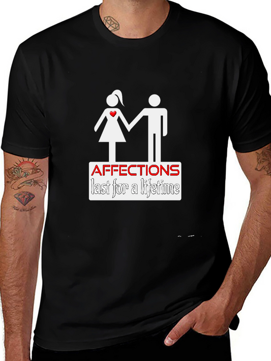 Affection Lasts a Lifetime Black T-Shirt