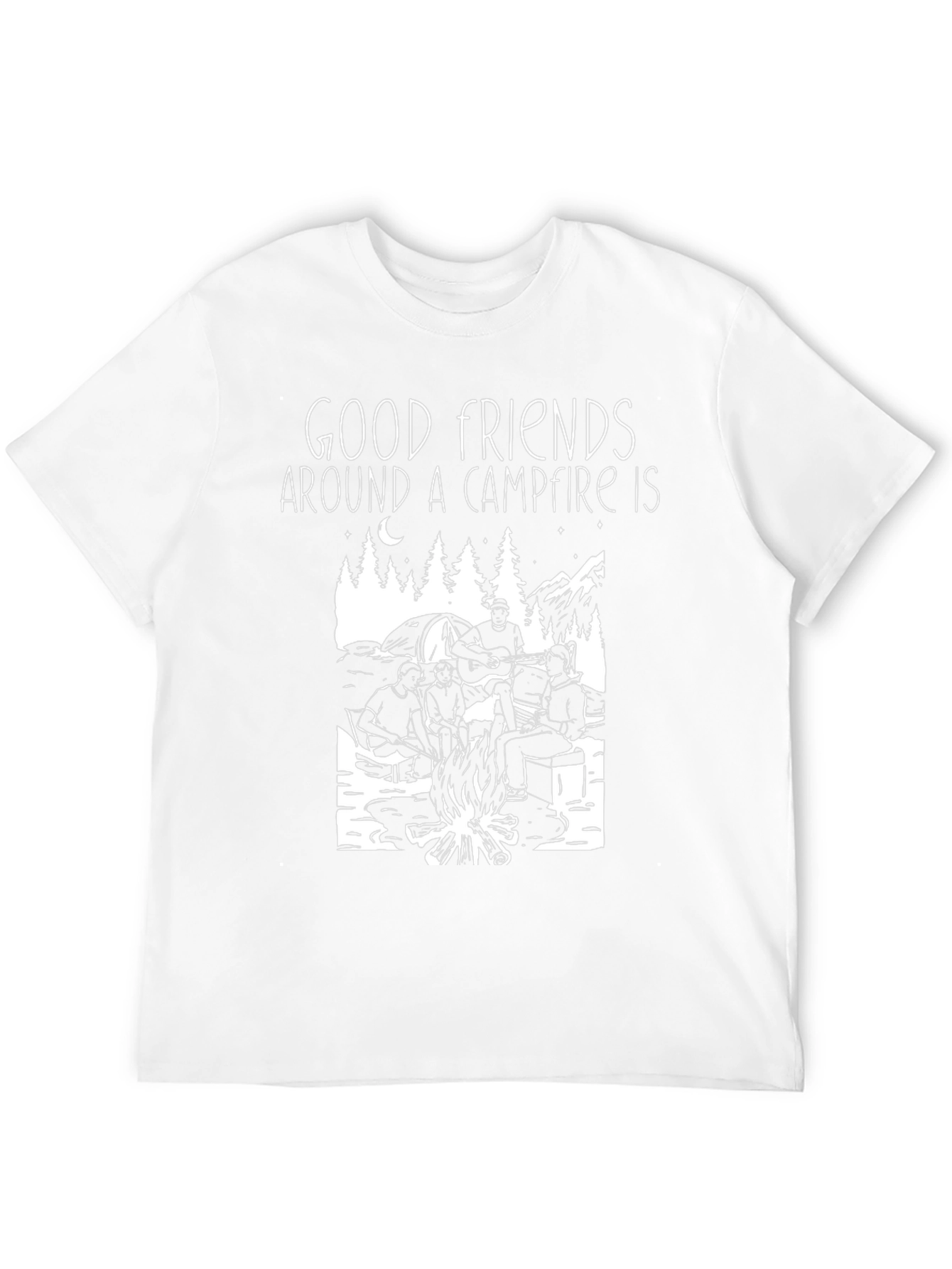 Good Friends Campfire Graphic Tee