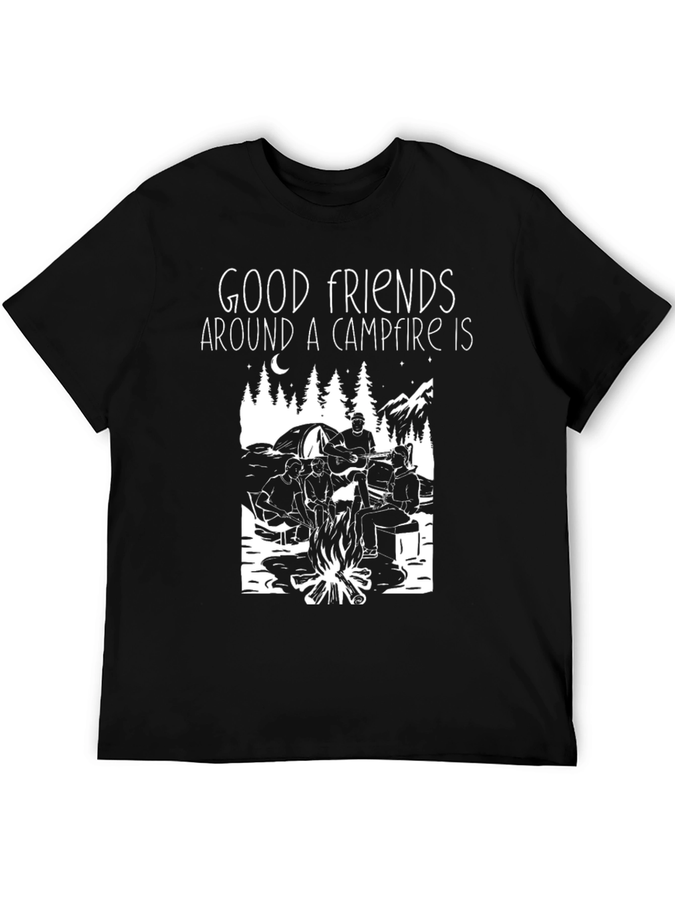 Good Friends Campfire Graphic Tee