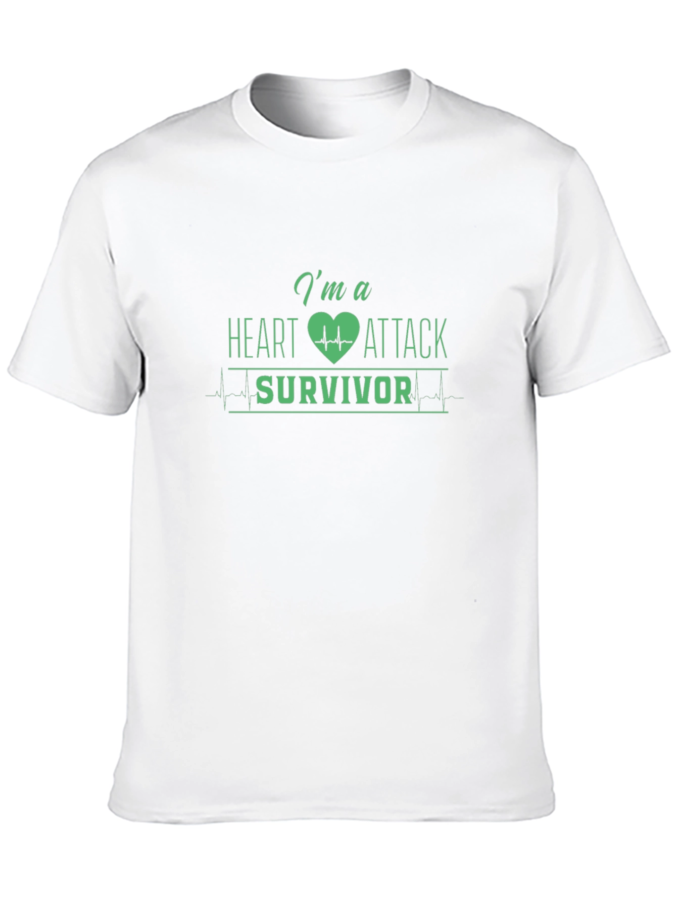 Heart Attack Survivor Graphic Tee - Black