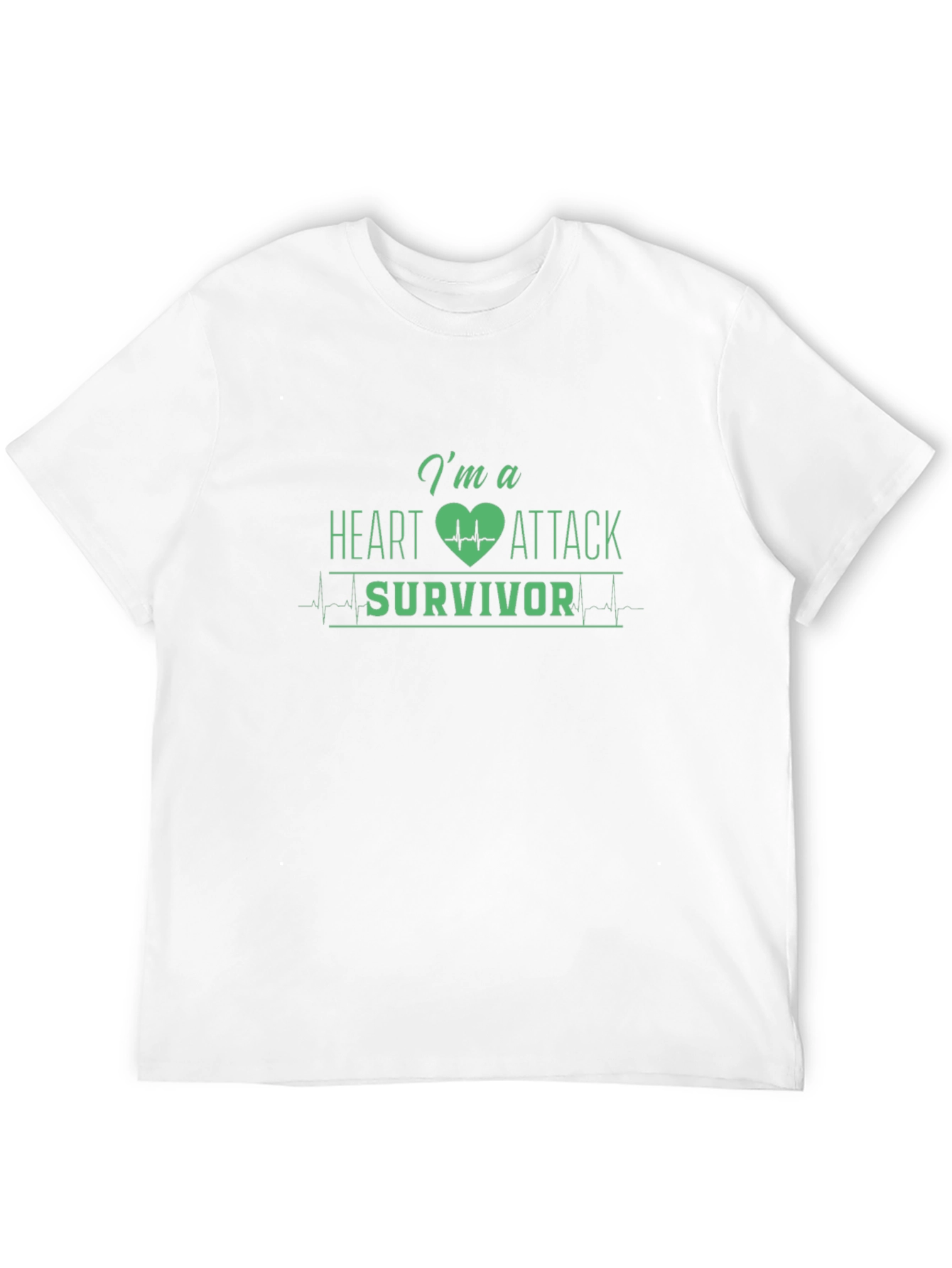 Heart Attack Survivor Graphic Tee - Black