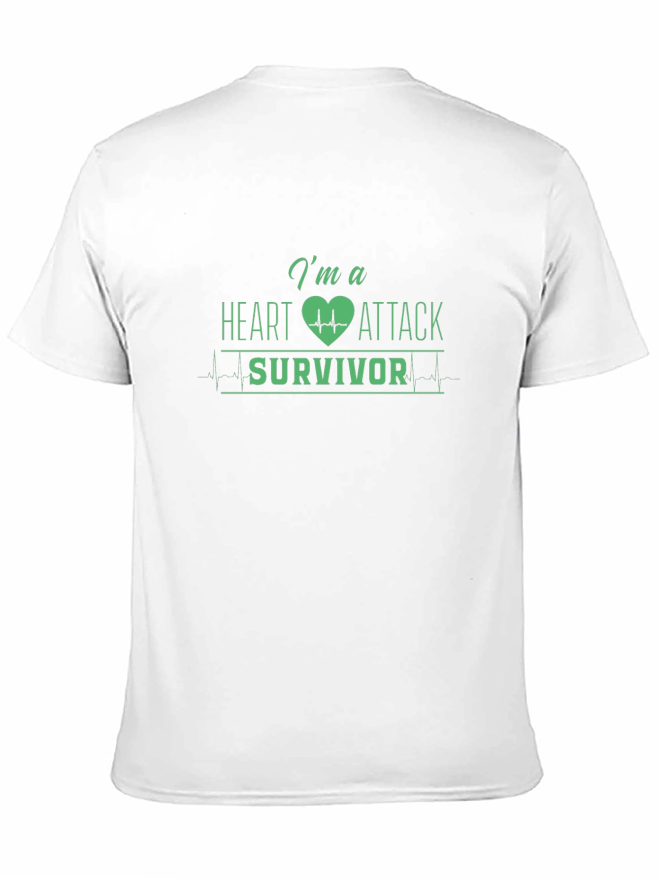 Heart Attack Survivor Graphic Tee - Black