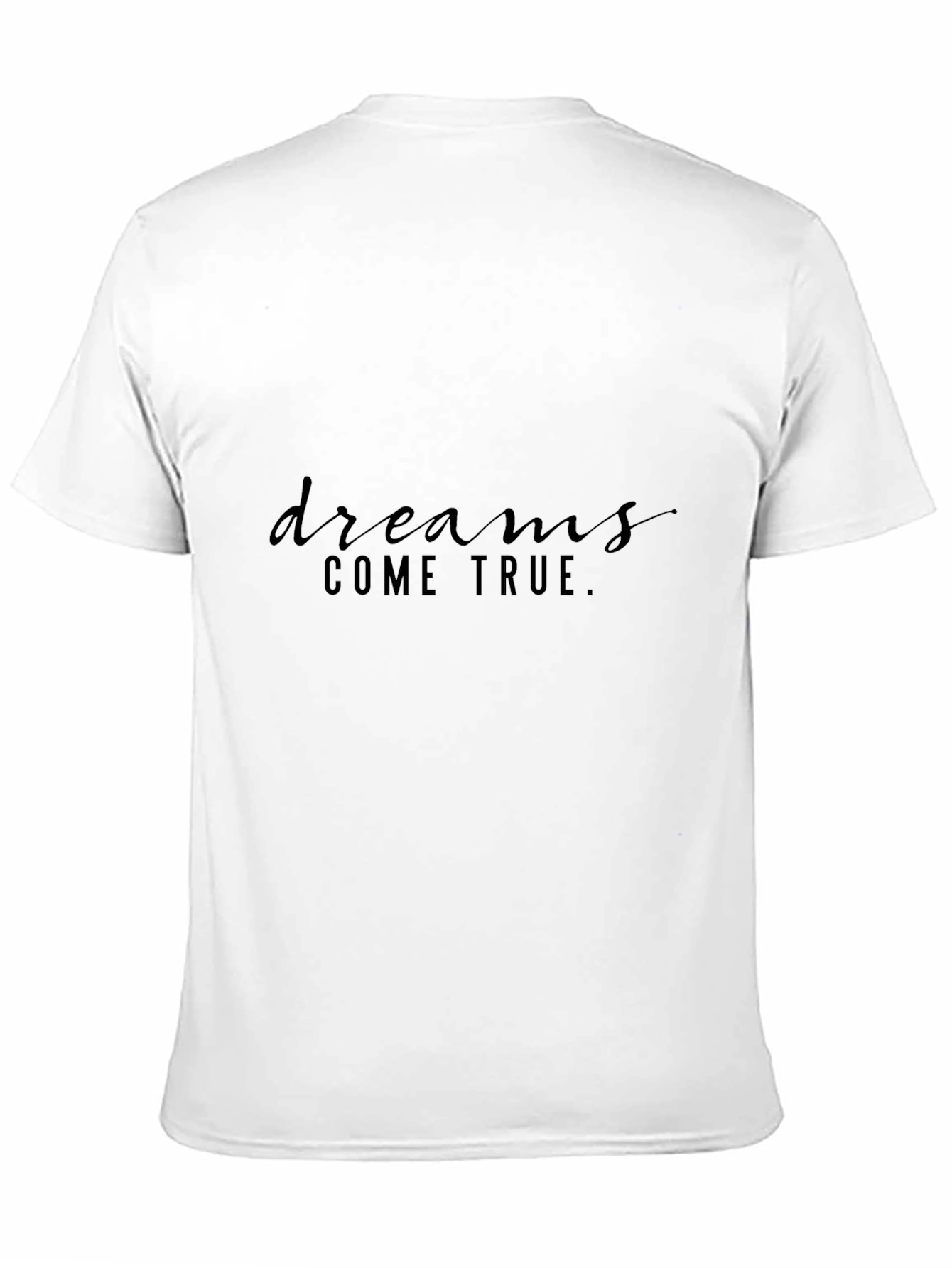Dreams Come True Black Graphic T-Shirt