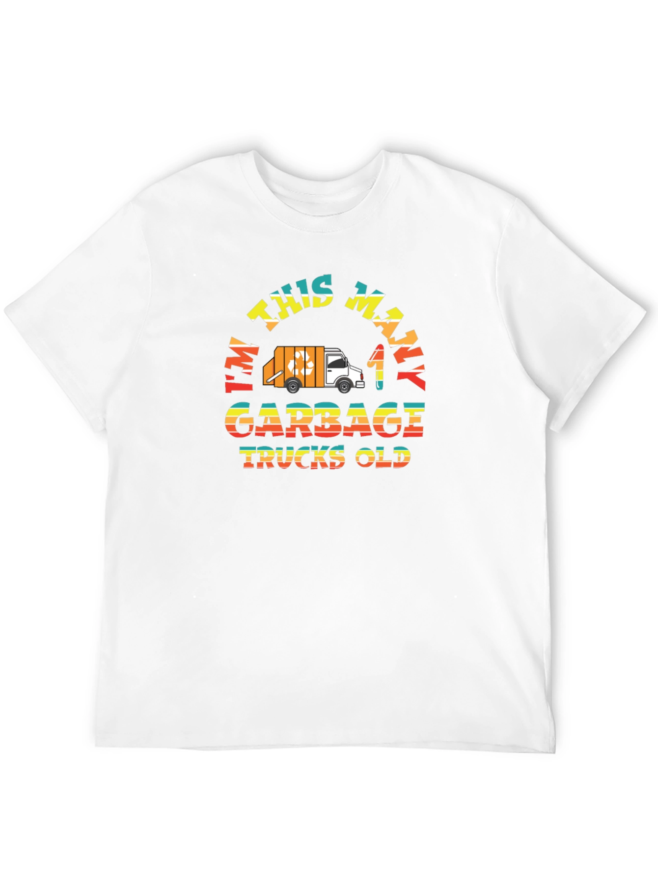 Im This Many Garbage Trucks Old T-Shirt