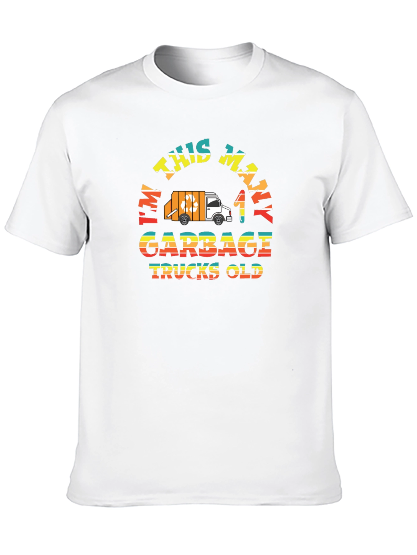 Im This Many Garbage Trucks Old T-Shirt