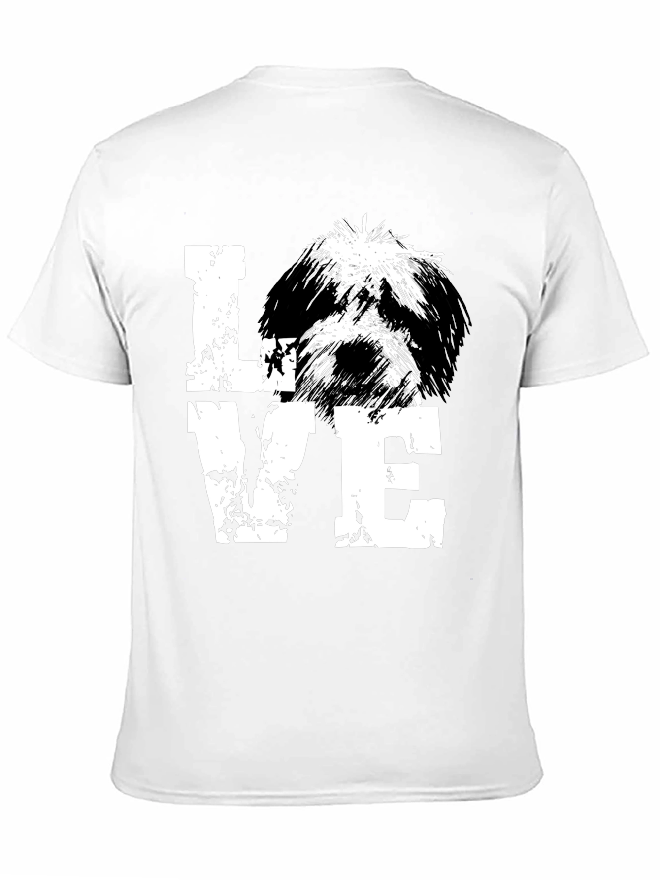 Love Dog Black T-Shirt
