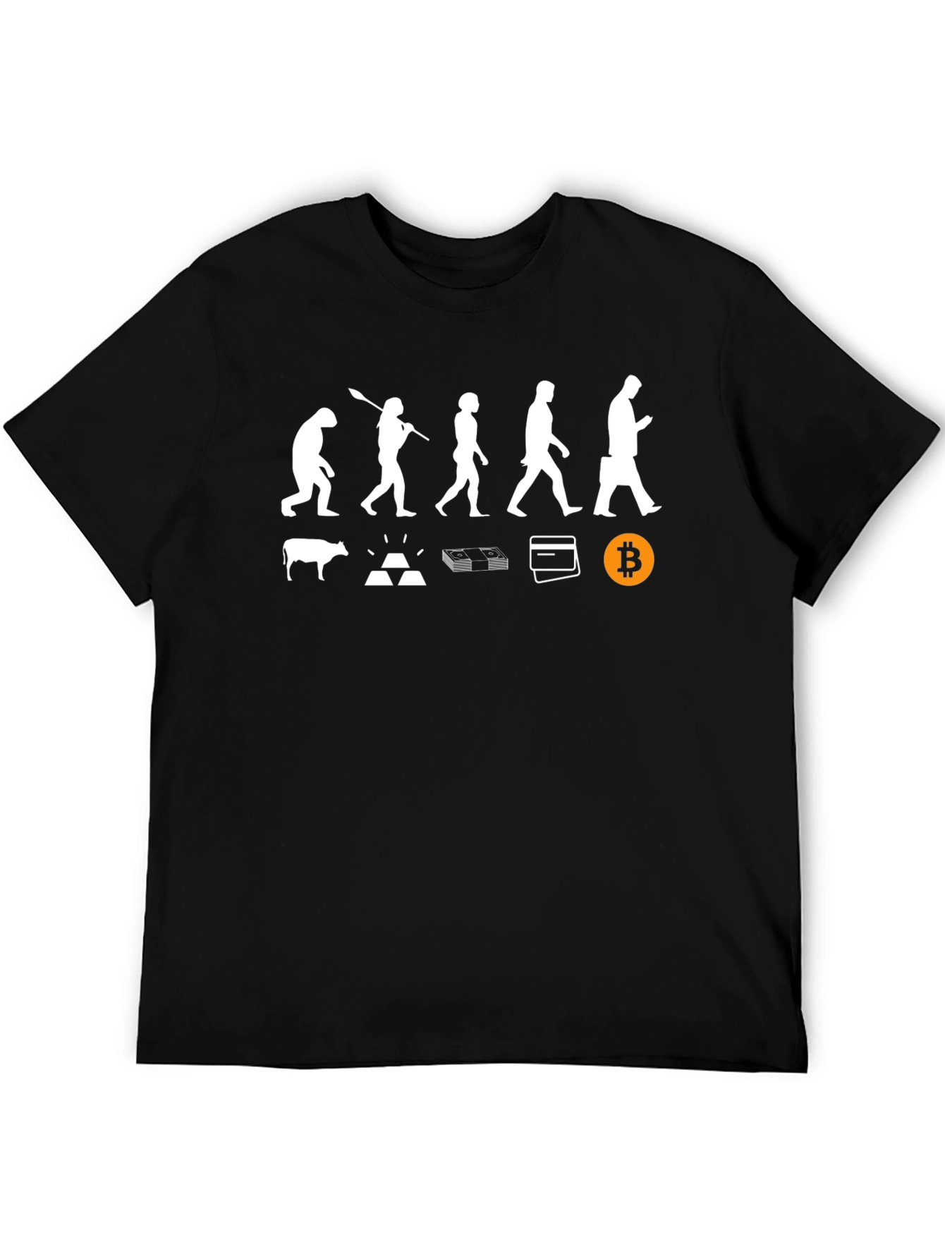 Bitcoin Evolution T-Shirt - Crypto Currency Tee