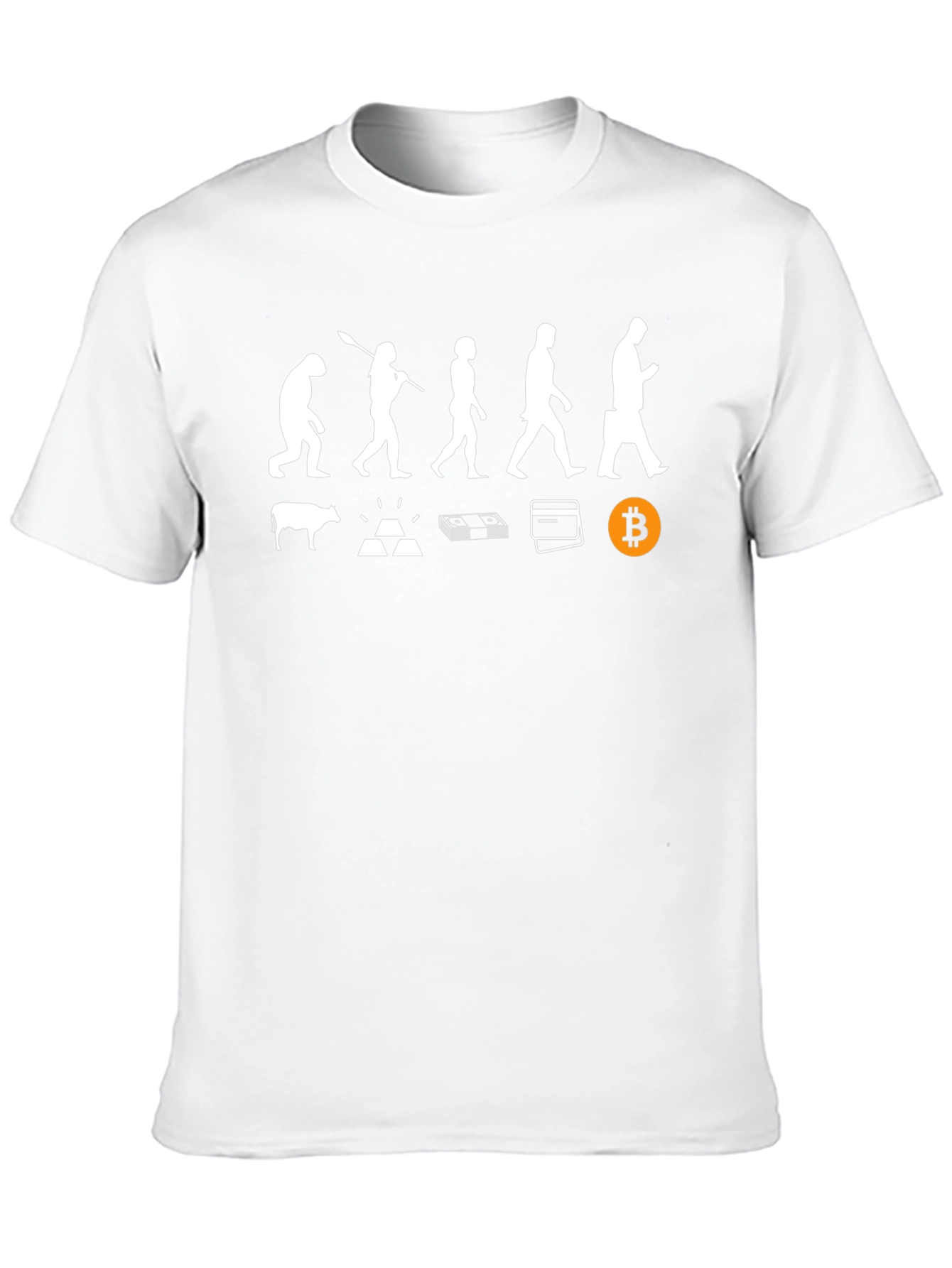 Bitcoin Evolution T-Shirt - Crypto Currency Tee