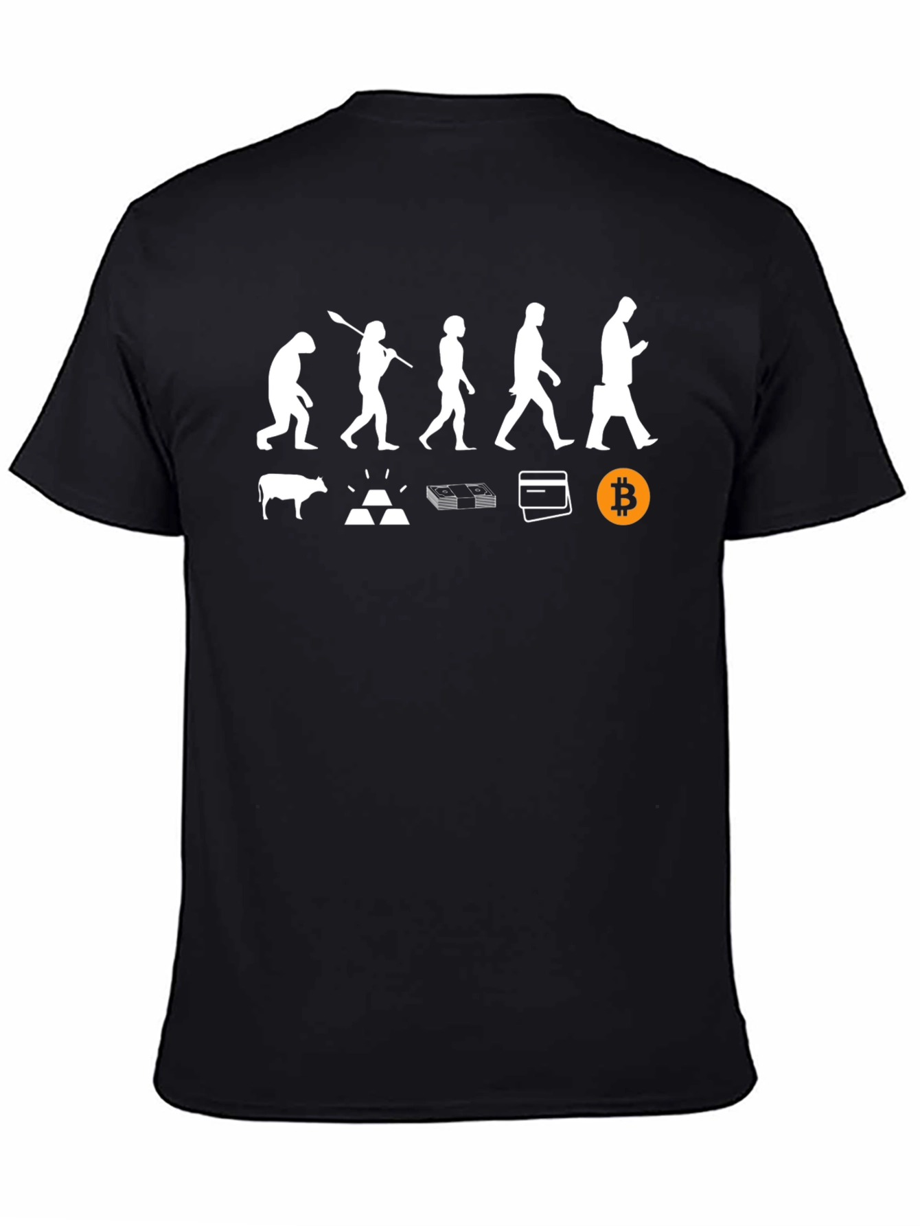 Bitcoin Evolution T-Shirt - Crypto Currency Tee