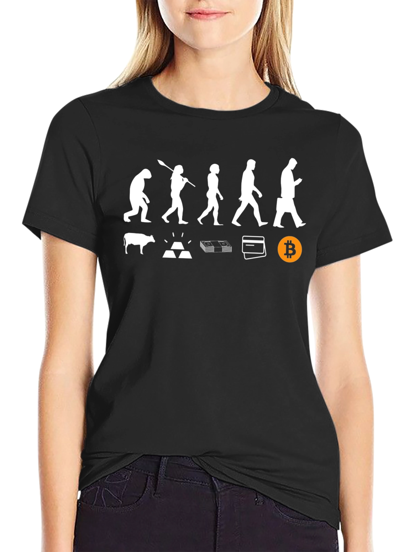 Bitcoin Evolution T-Shirt - Crypto Currency Tee