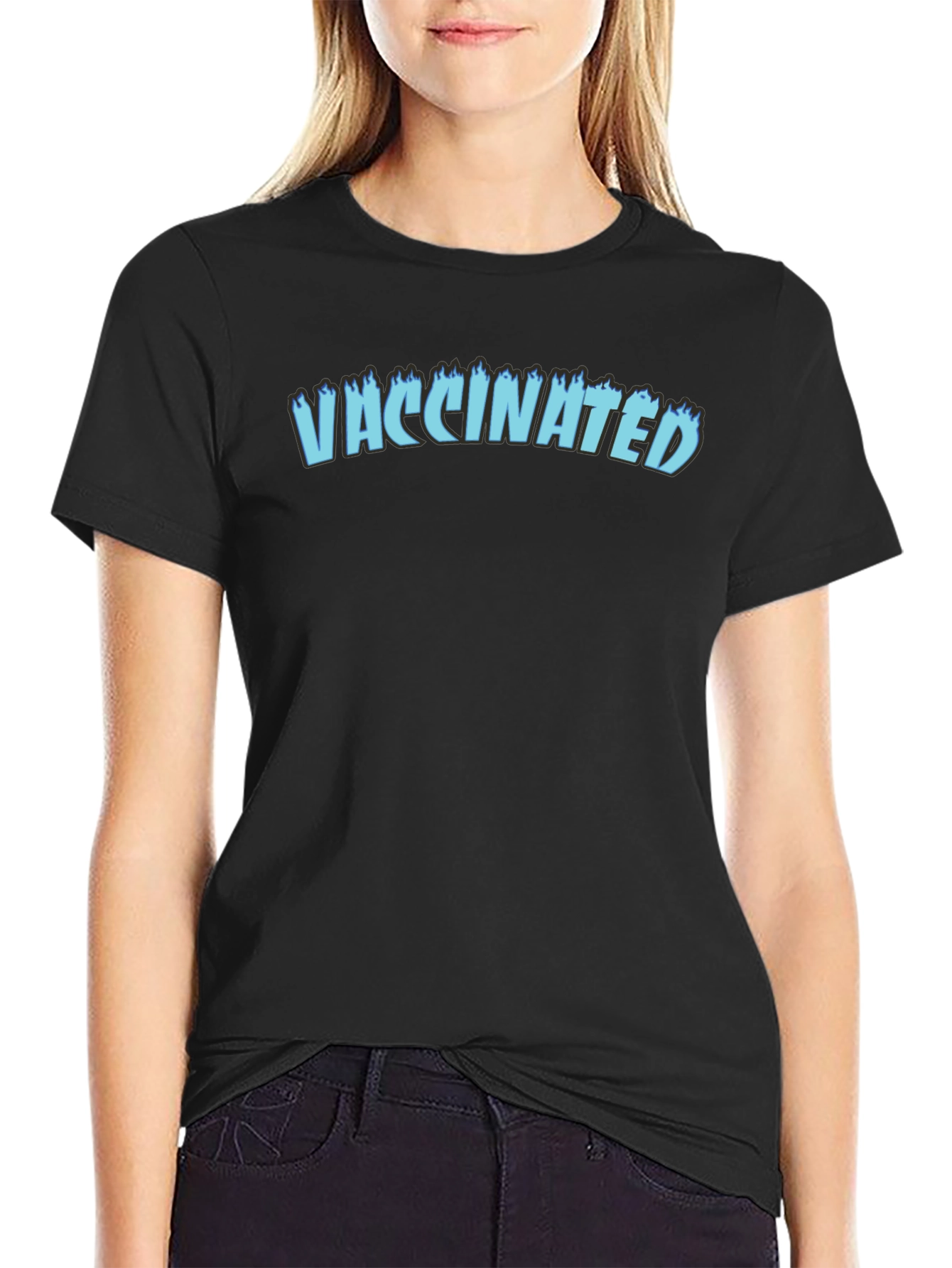 Vaccinated Graphic Tee - Cool & Casual T-Shirt
