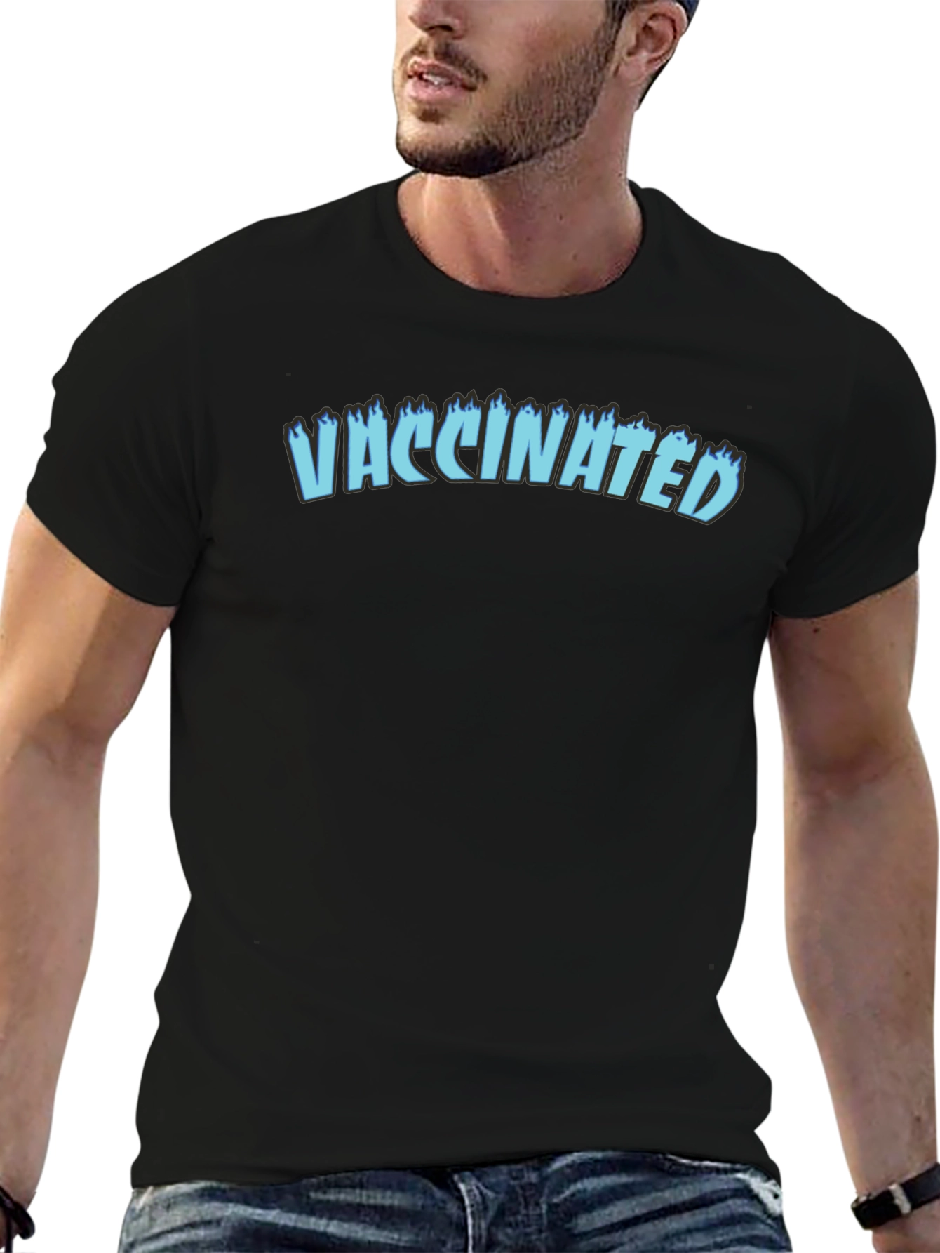 Vaccinated Graphic Tee - Cool & Casual T-Shirt