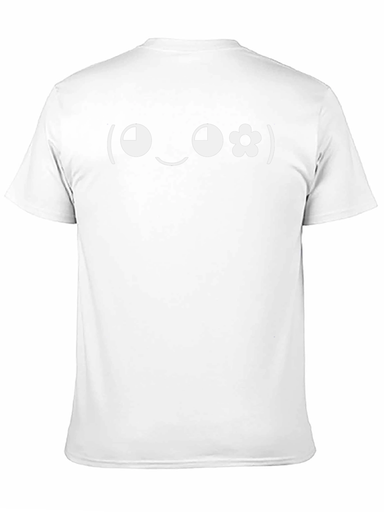 Funny Emoticon Graphic Tee - Black