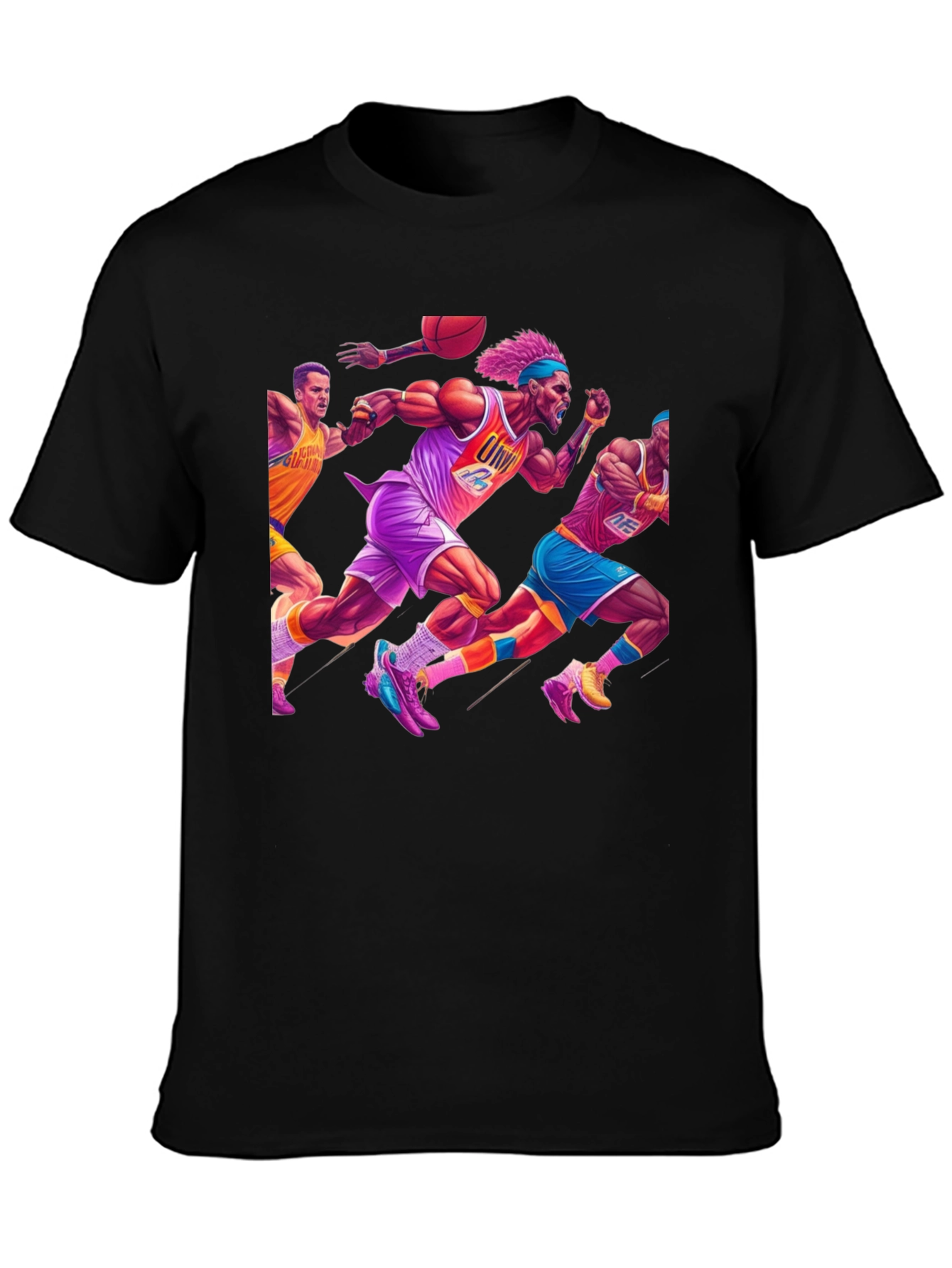 Retro Basketball Graphic T-Shirt