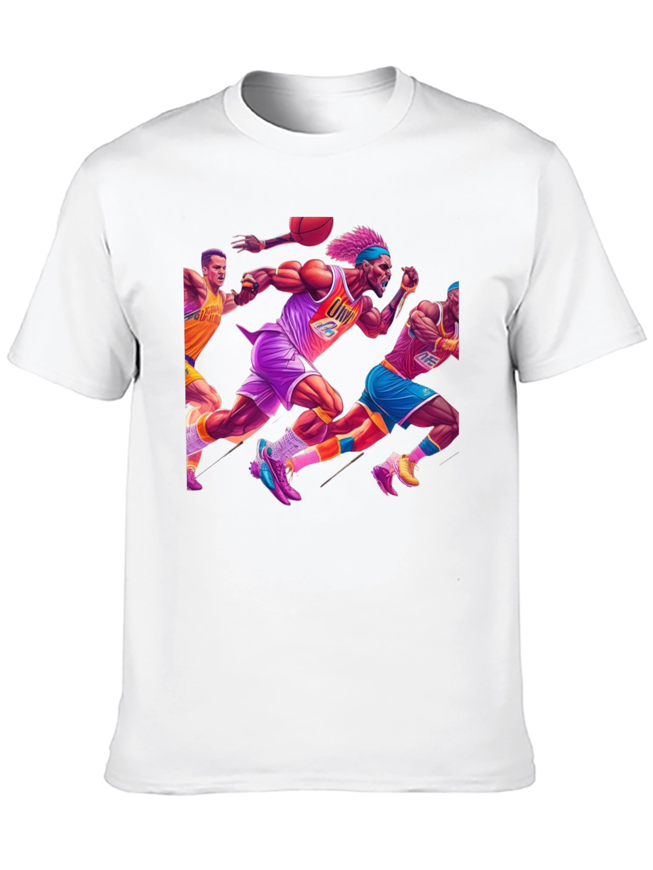 Retro Basketball Graphic T-Shirt