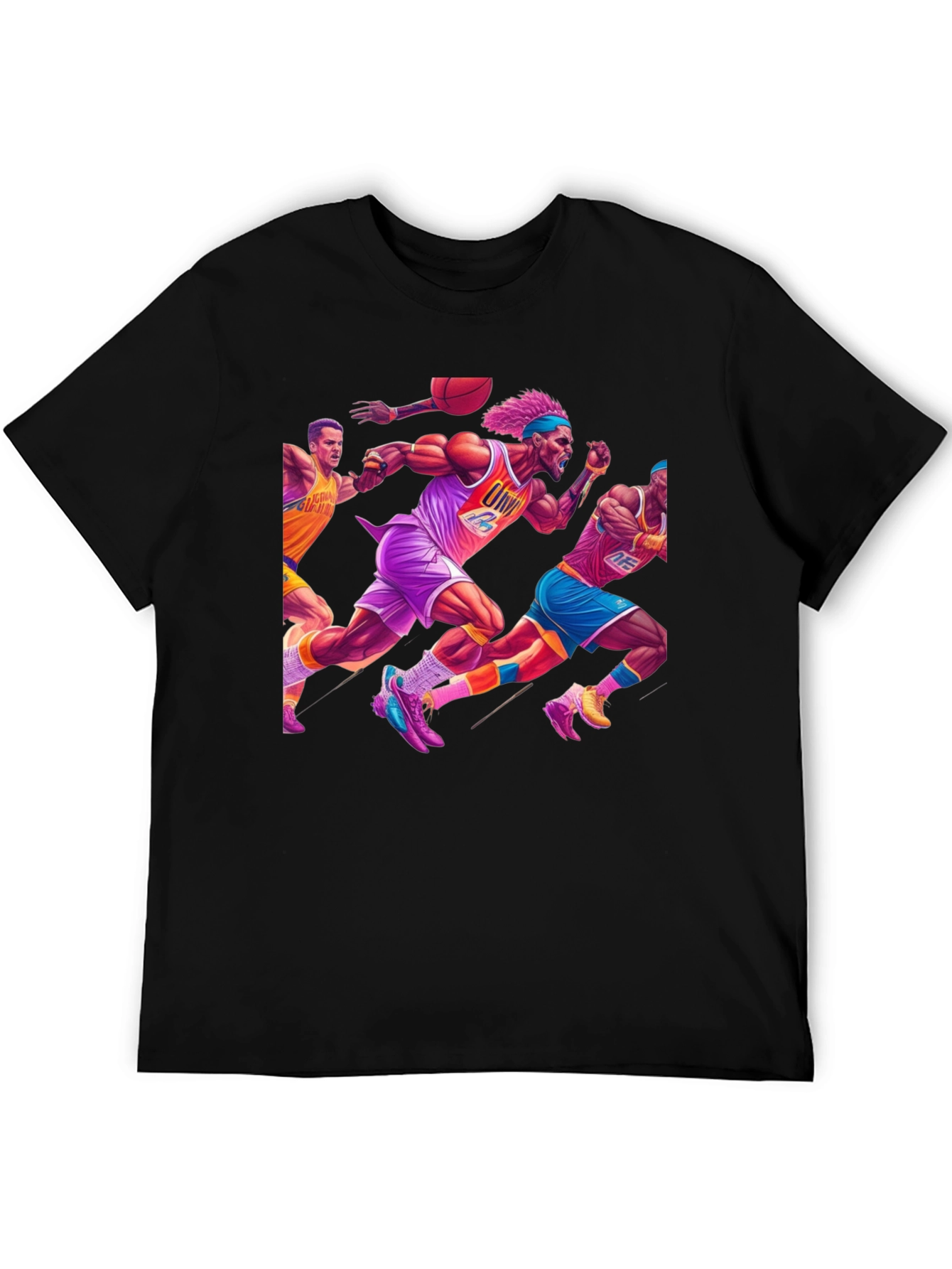 Retro Basketball Graphic T-Shirt