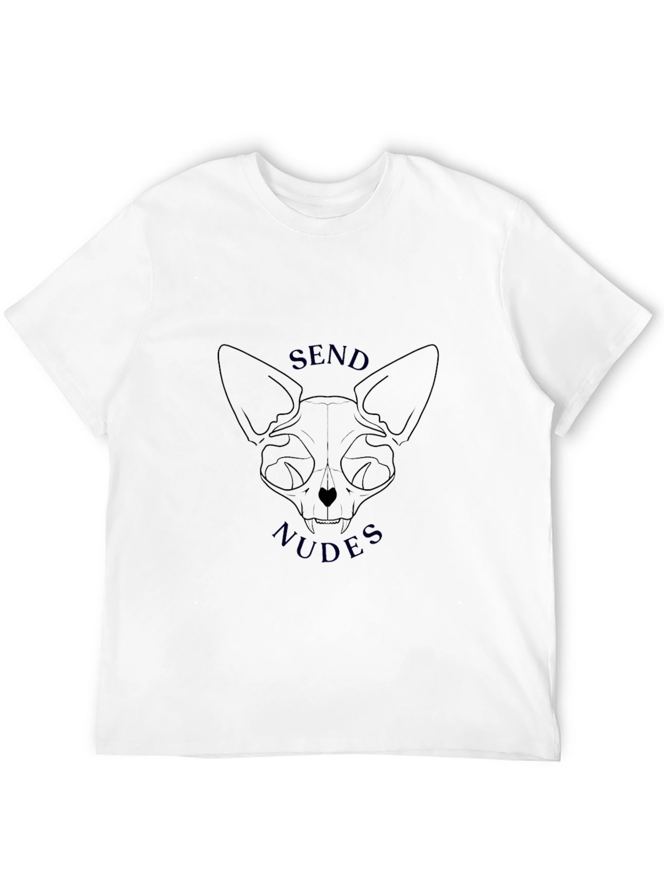 Send Nudes Sphinx Cat T-Shirt