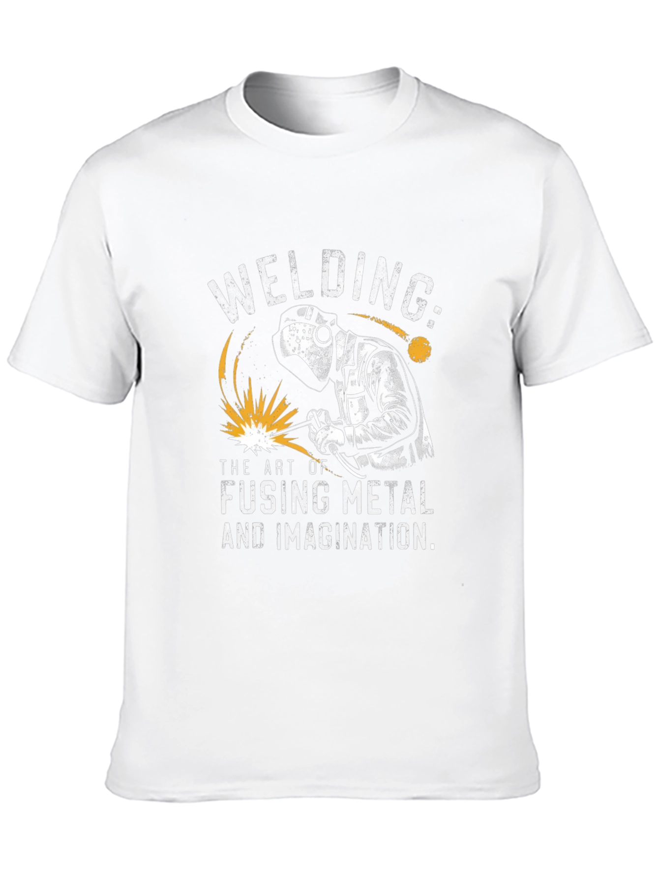 Welding T-Shirt: Art of Fusing Metal & Imagination
