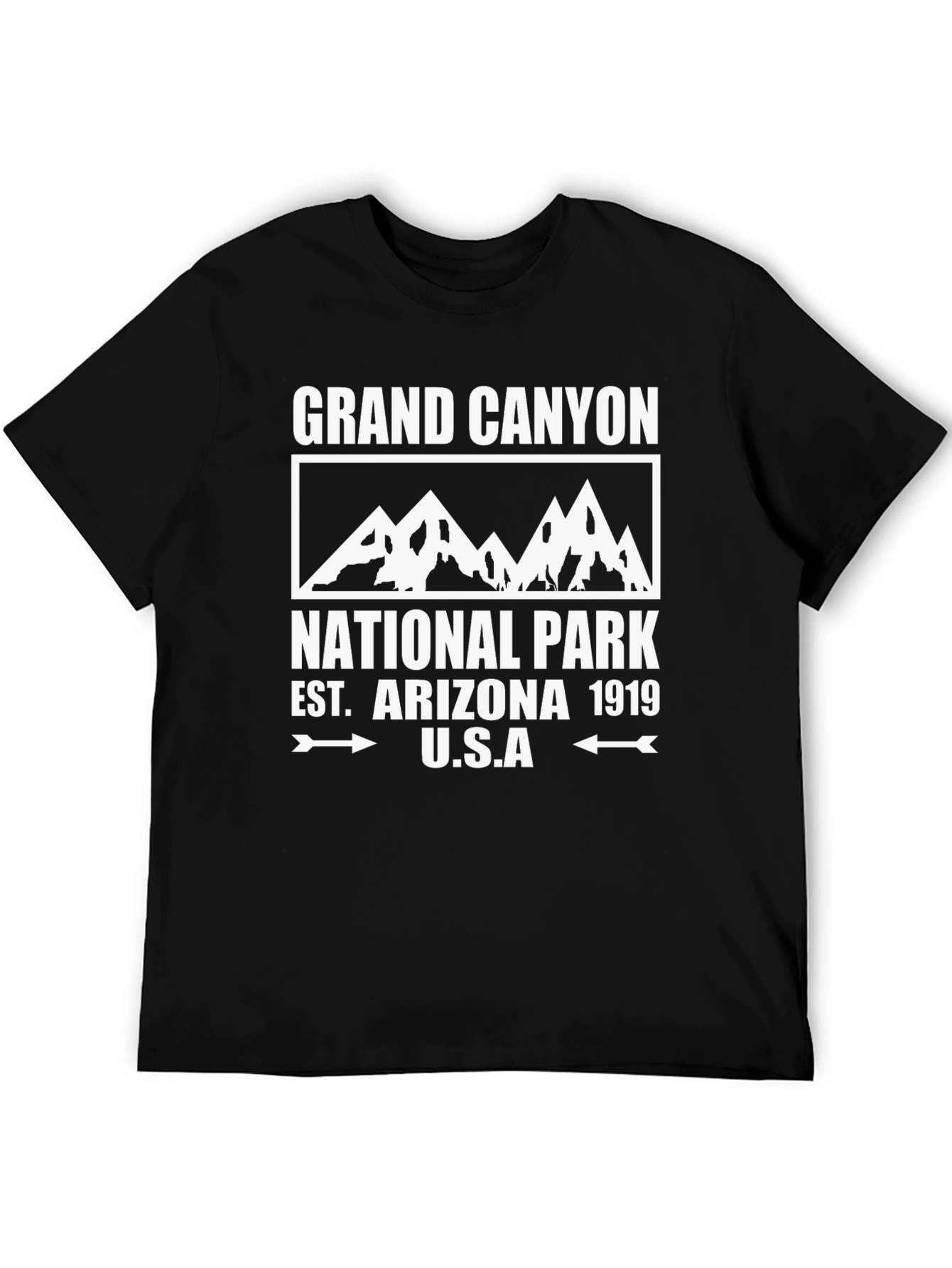 Grand Canyon National Park Black T-Shirt