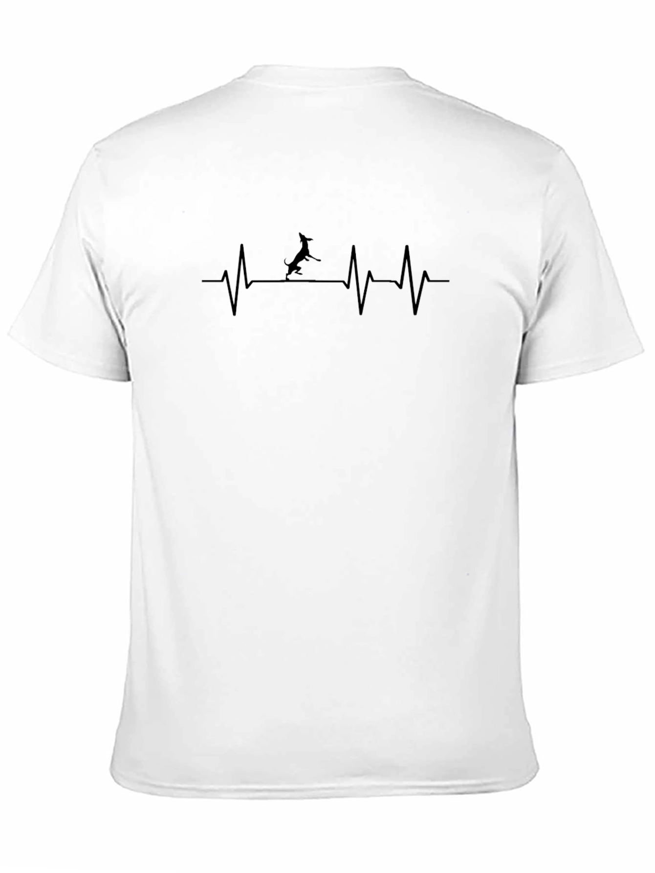 Dog Heartbeat T-Shirt - Unisex Cotton Tee