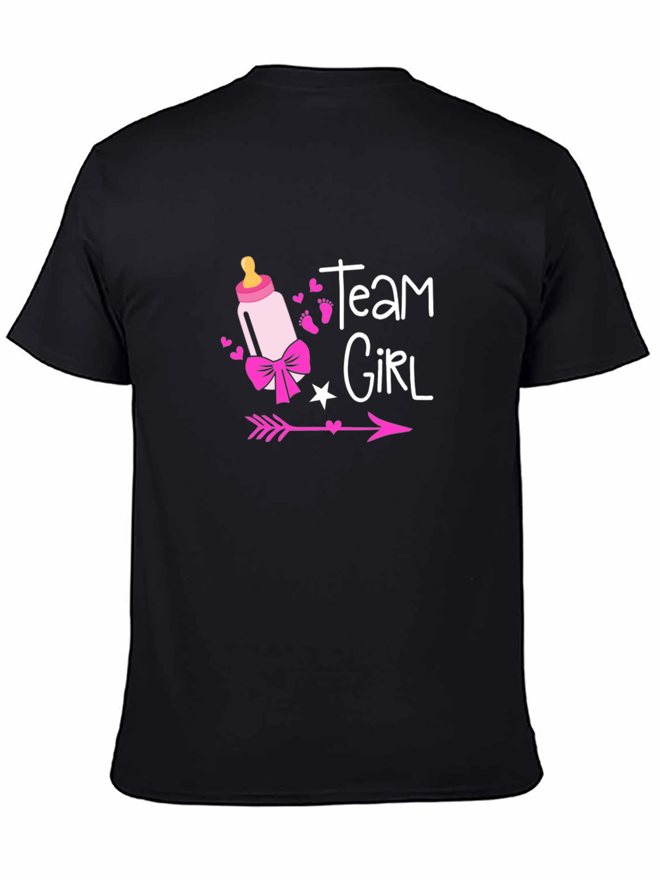 Team Girl Baby Shower Gender Reveal T-Shirt