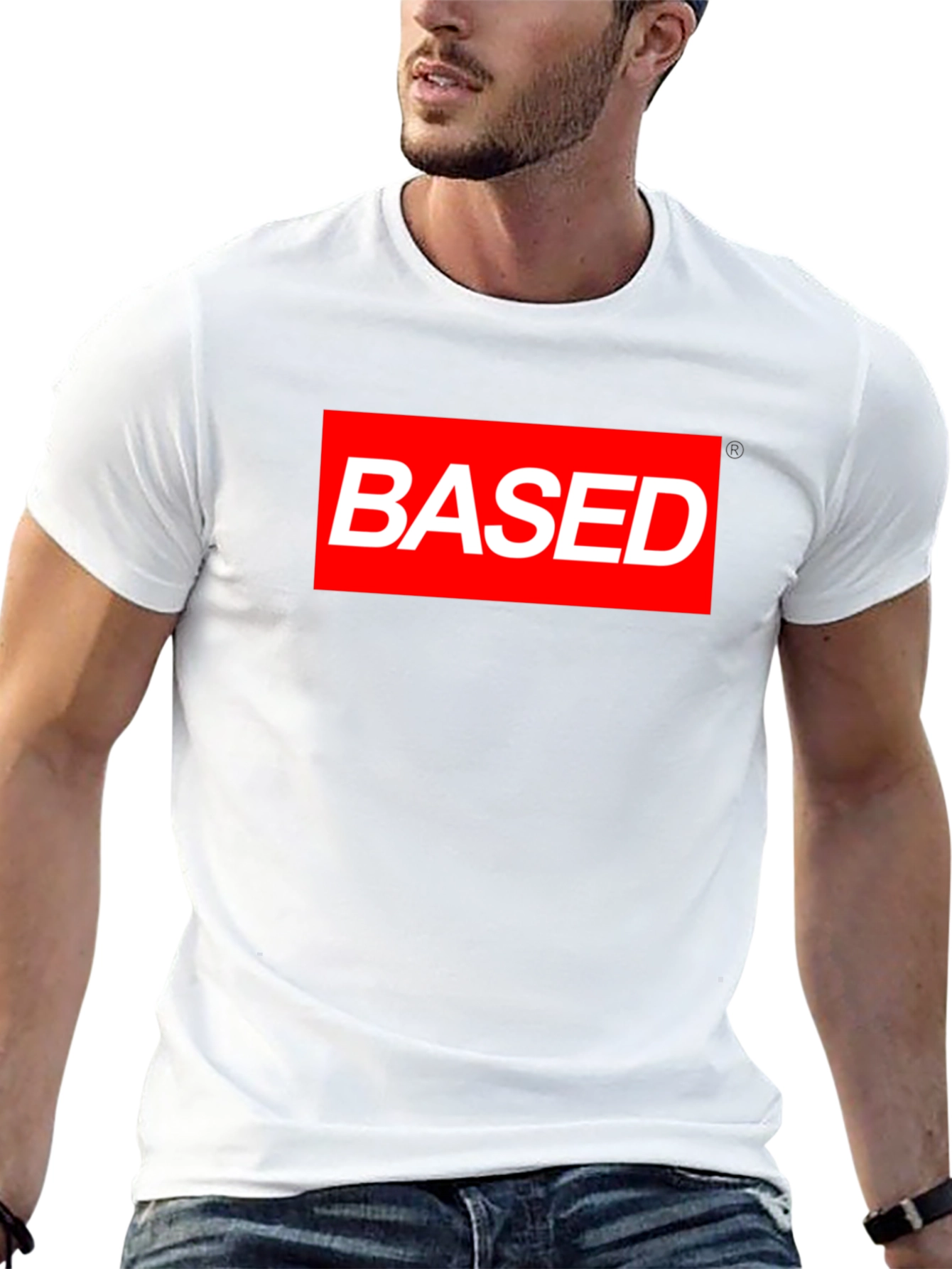 Based Red Box Black T-Shirt