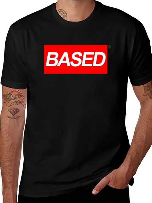 Based Red Box Black T-Shirt