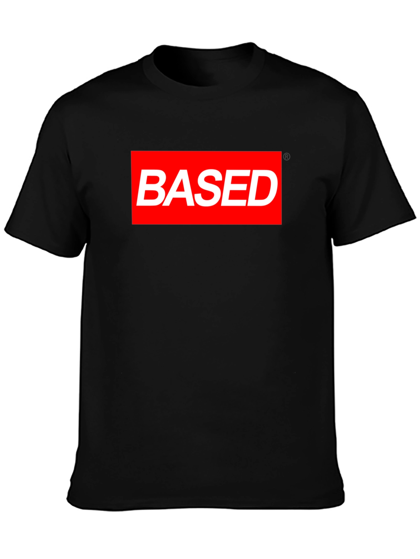 Based Red Box Black T-Shirt